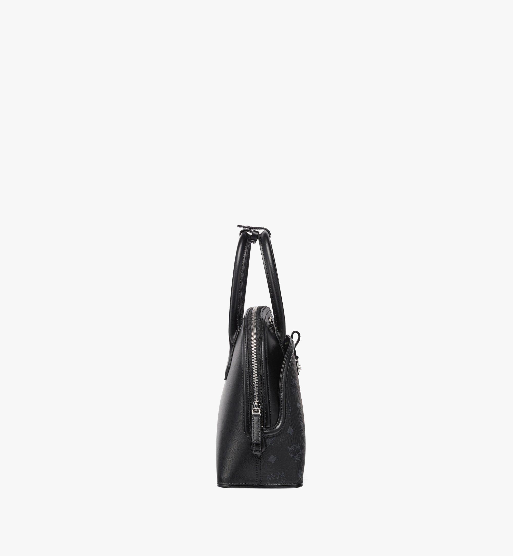 MCM Tracy Tote in Visetos Leather Mix Black MWTCAXT01BK001 Alternate View 1