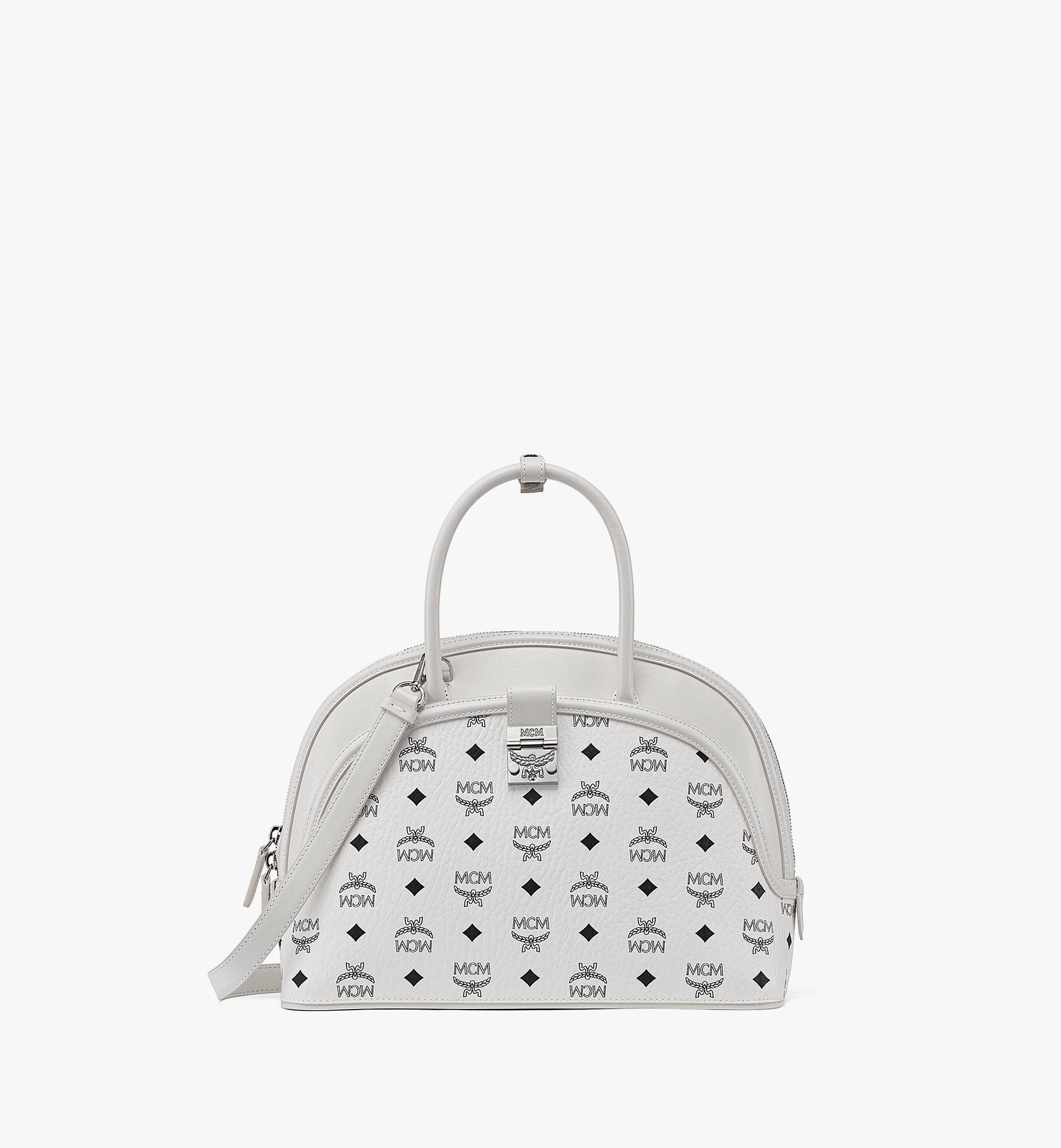 MCM Tracy Visetos Shoulder Bag