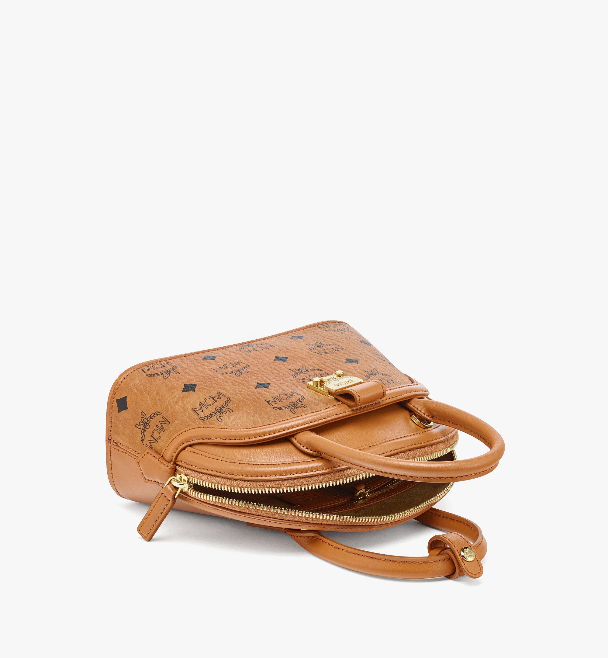 Mcm discount tote cognac