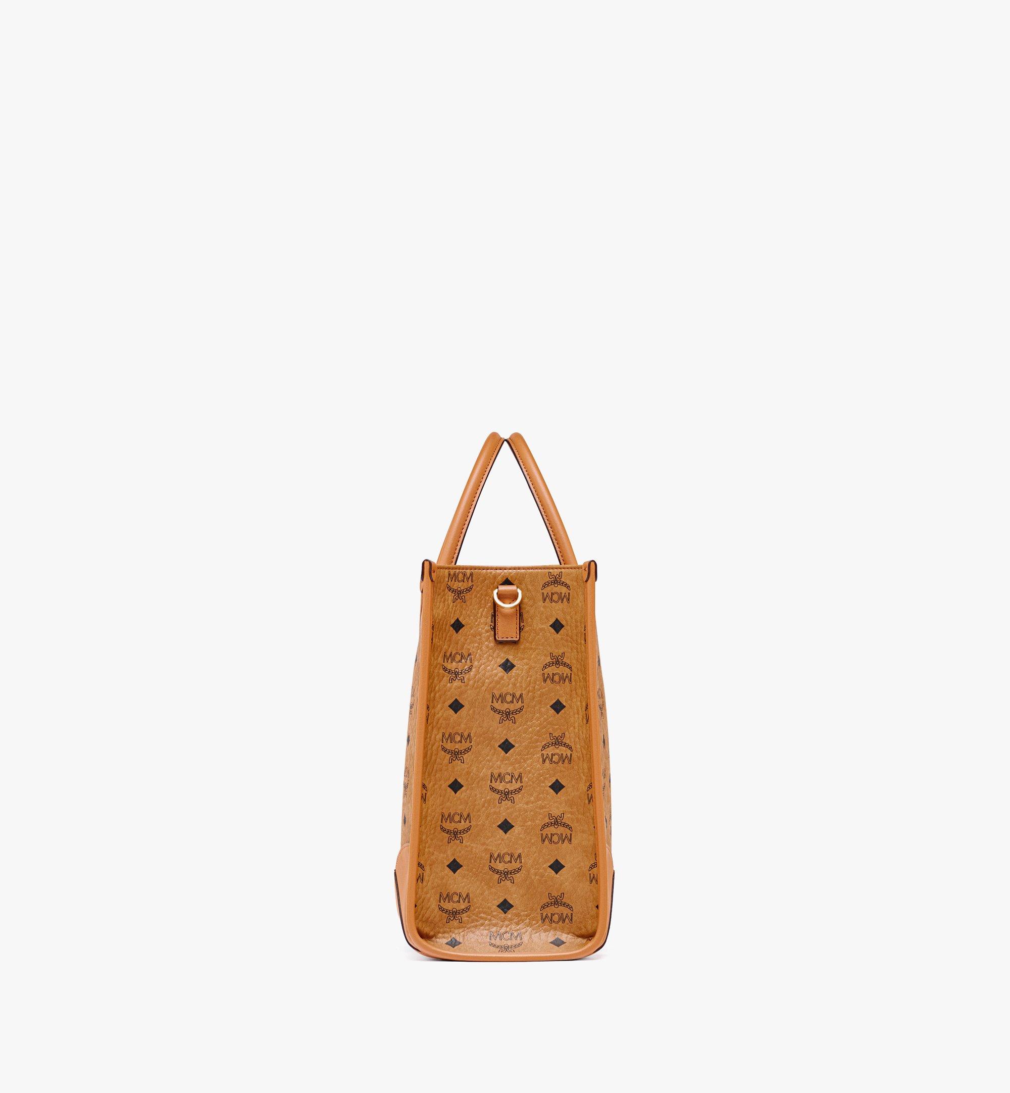 MCM Monogram Visetos Cognac Multi Pochette Bag $895