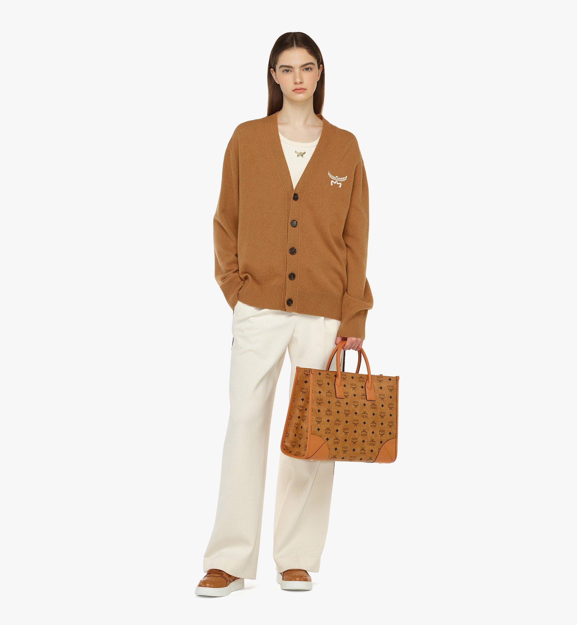 MCM München Tote in Visetos Cognac MWTCSBO02CO001 Alternate View 4