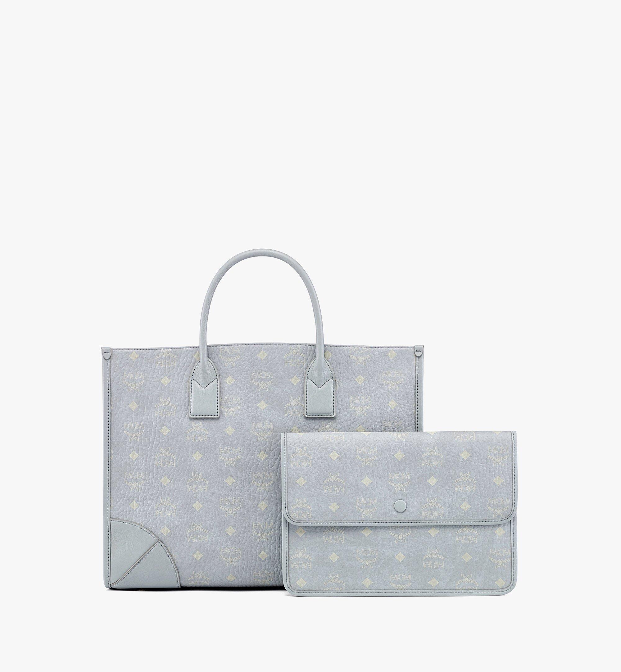 Mcm grey bag sale