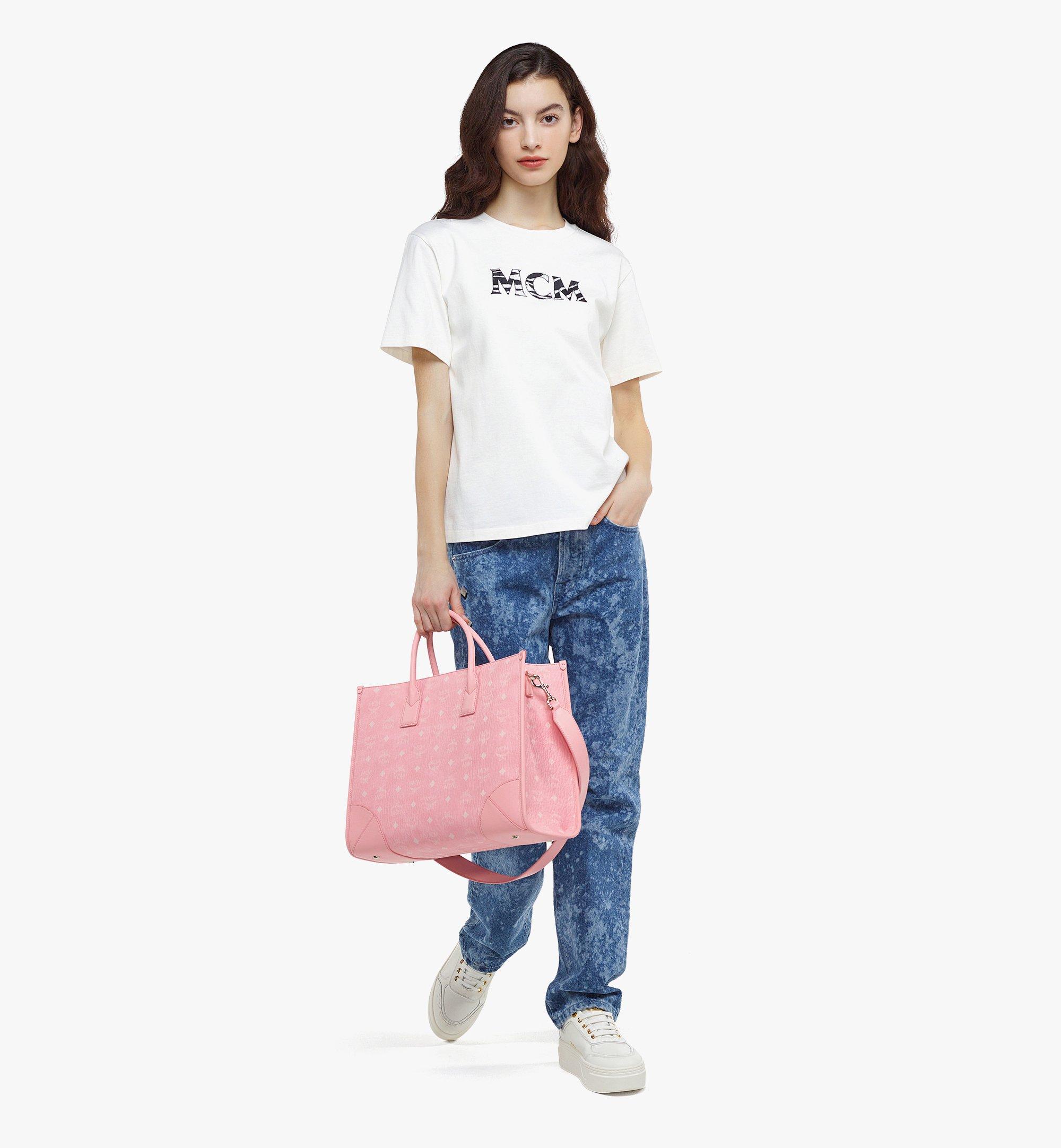 MCM Small Munchen Denim Tote Bag - Farfetch