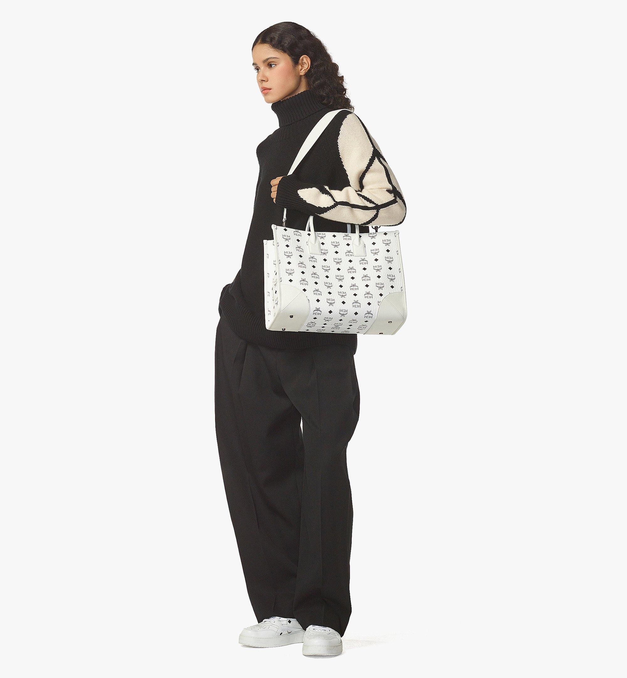 X-Large München Tote in Visetos White