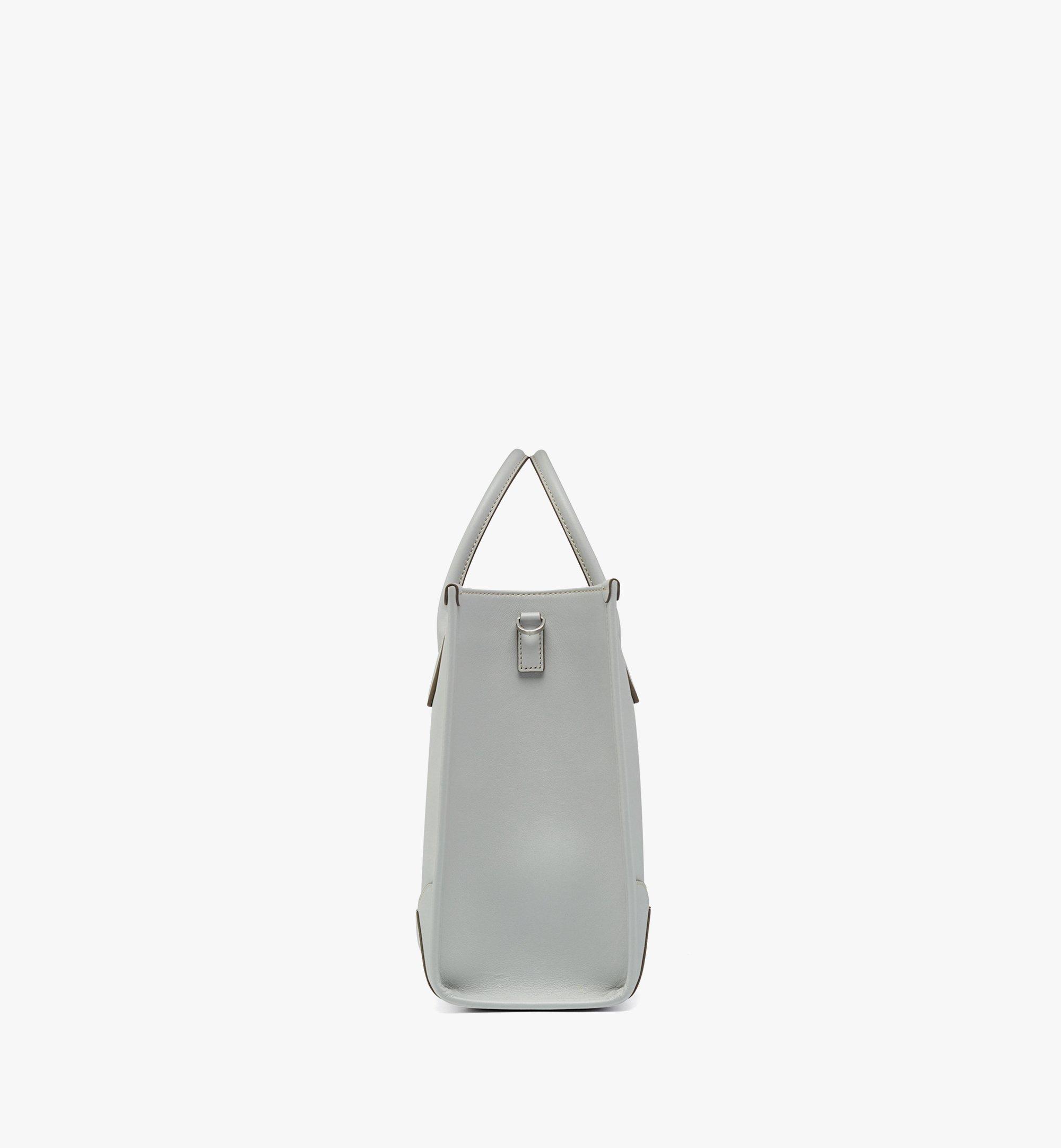 MCM München Tote in Spanish Calf Leather Grey MWTCSBO05EI001 Alternate View 1
