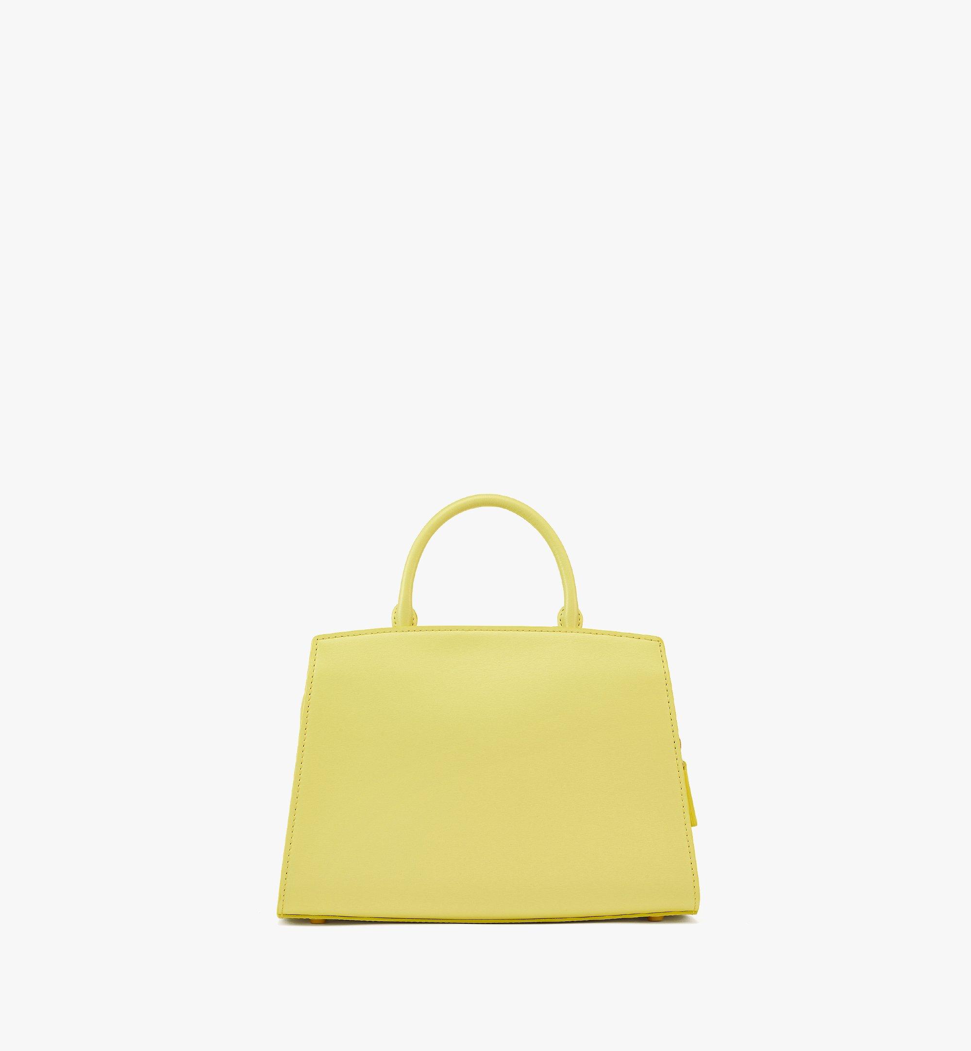 MCM Mode Travia Tote in Nappa Leather Yellow MWTCSLM01Y4001 Alternate View 3