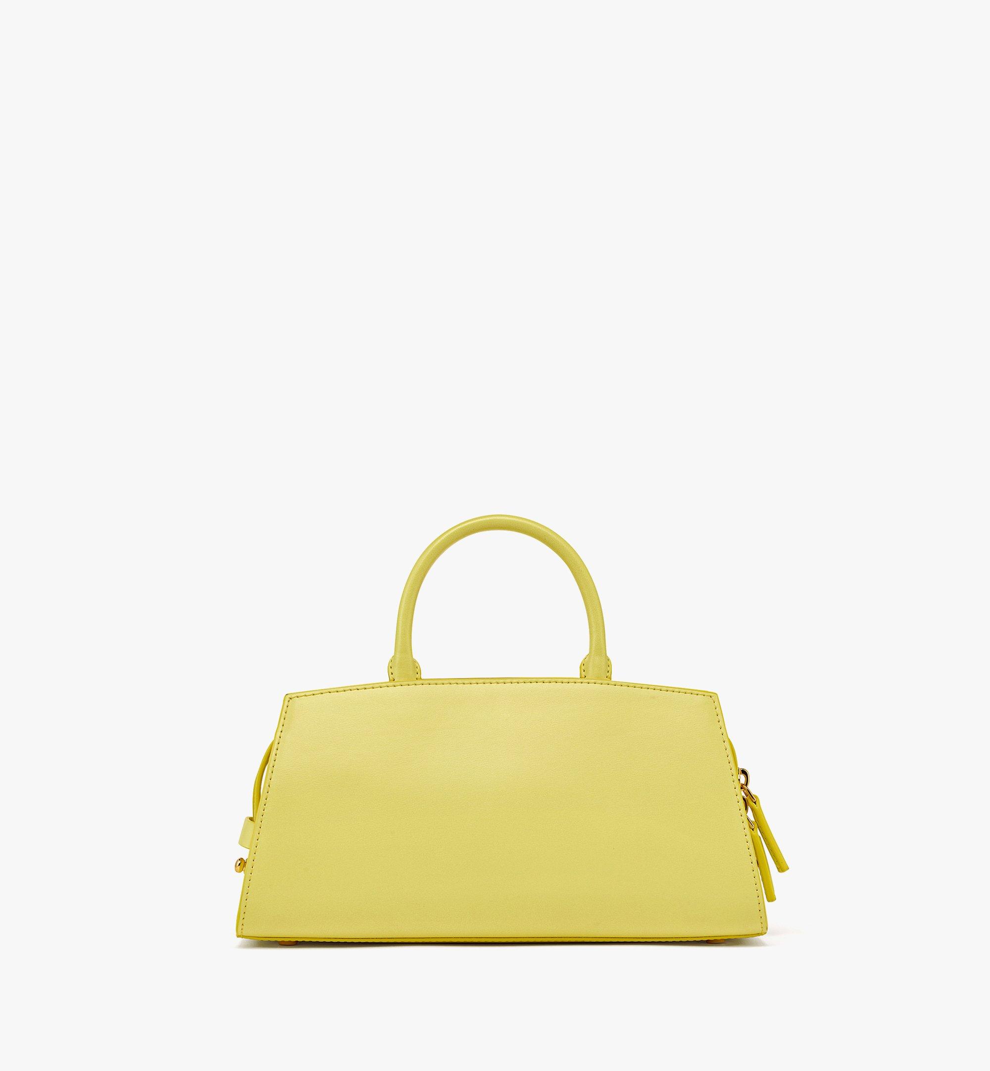 MCM Mode Travia Tote in Nappa Leather Yellow MWTCSLM02Y4001 Alternate View 3