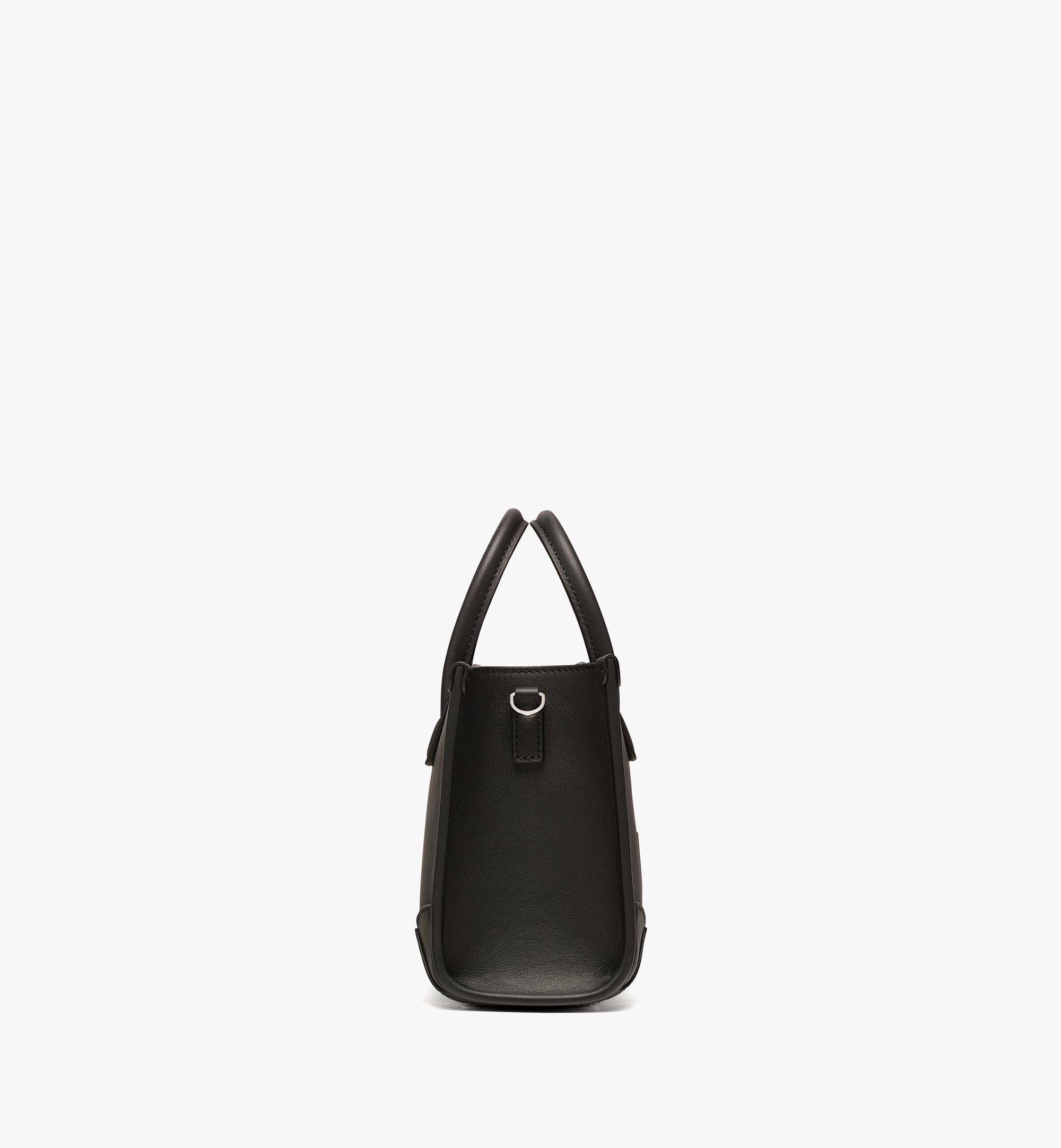 Mini München Tote in Spanish Calf Leather Black | MCM ®US