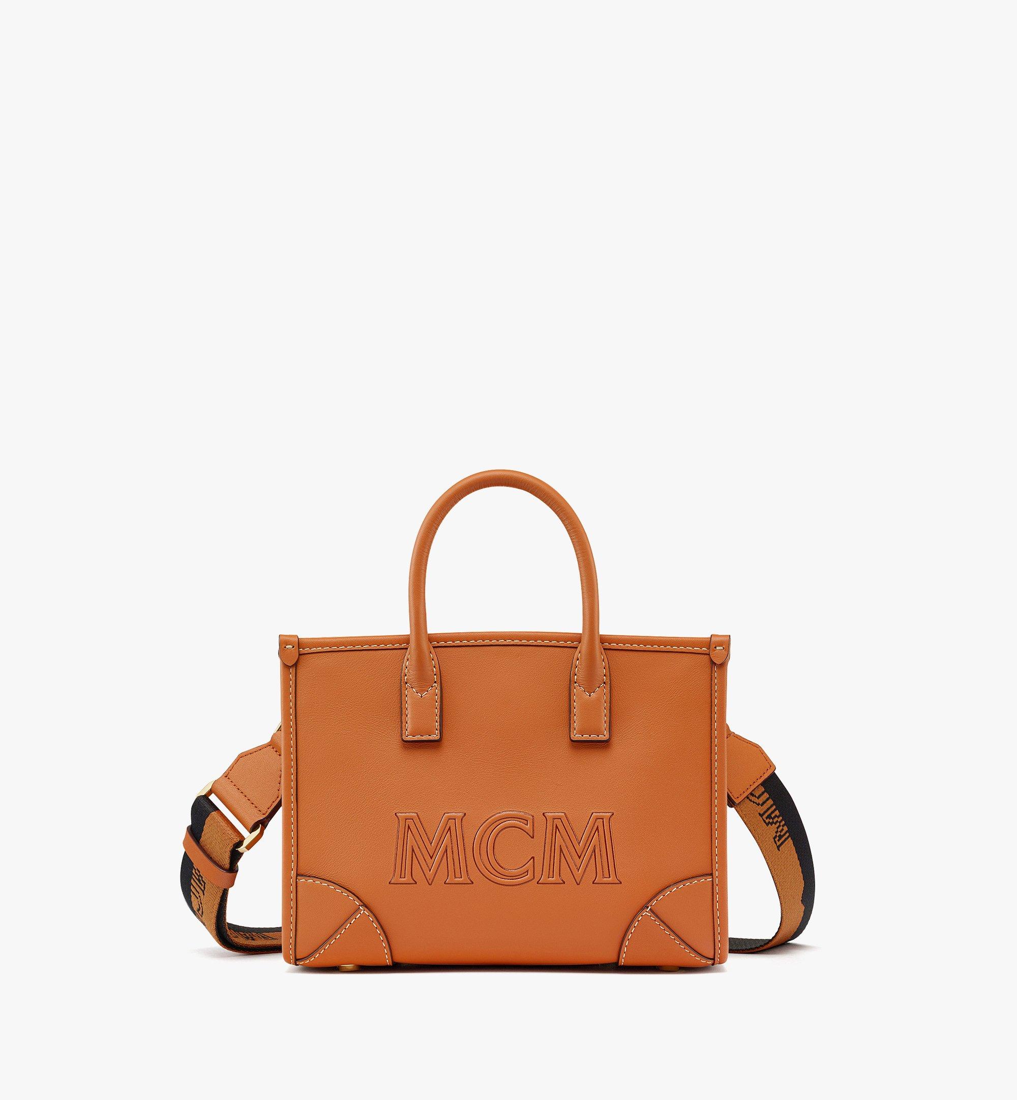 MCM München トート - スペイン製カーフレザー Cognac MWTCSSX02CO001 ほかの角度から見る 1