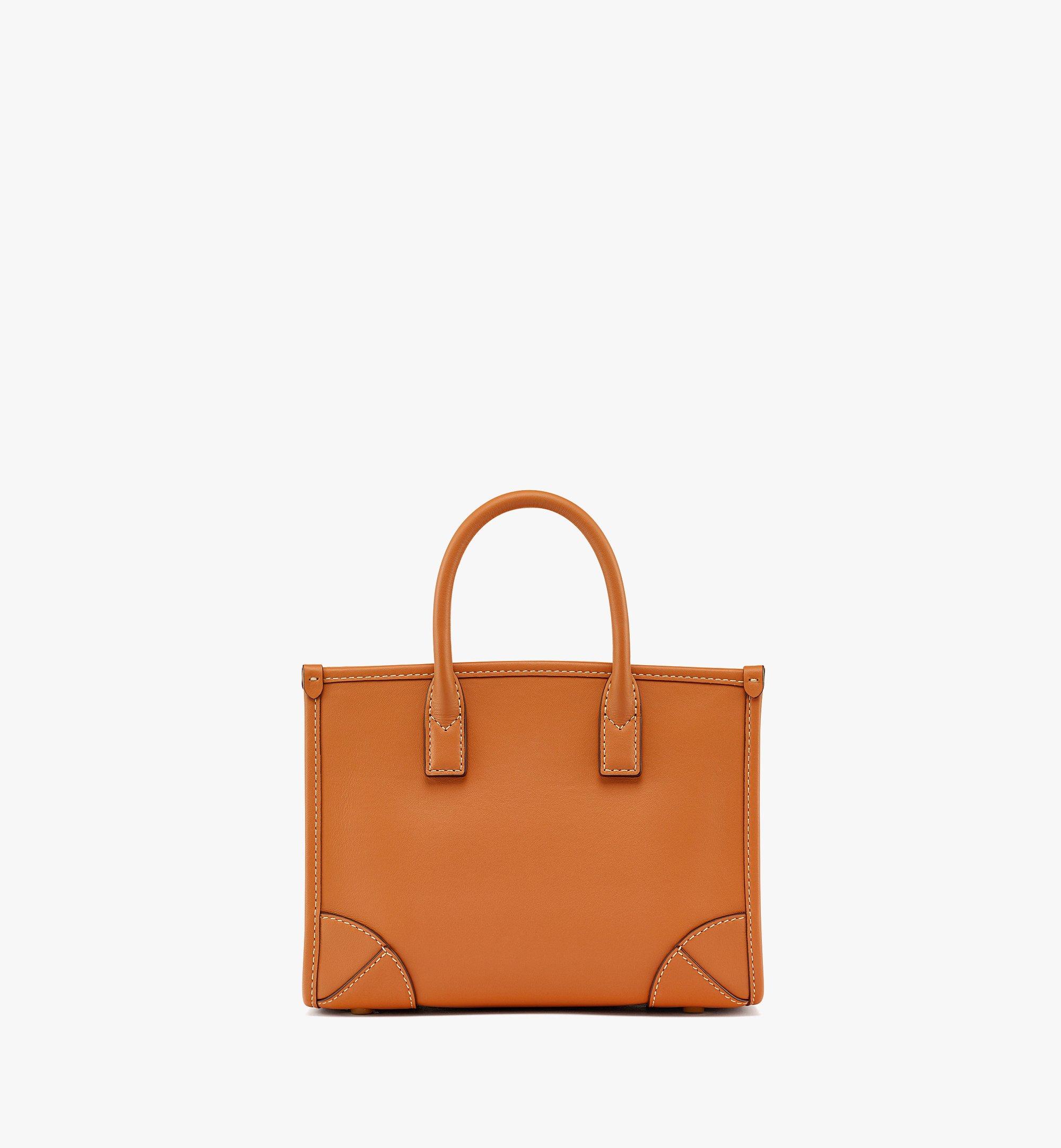 MCM München トート - スペイン製カーフレザー Cognac MWTCSSX02CO001 ほかの角度から見る 3