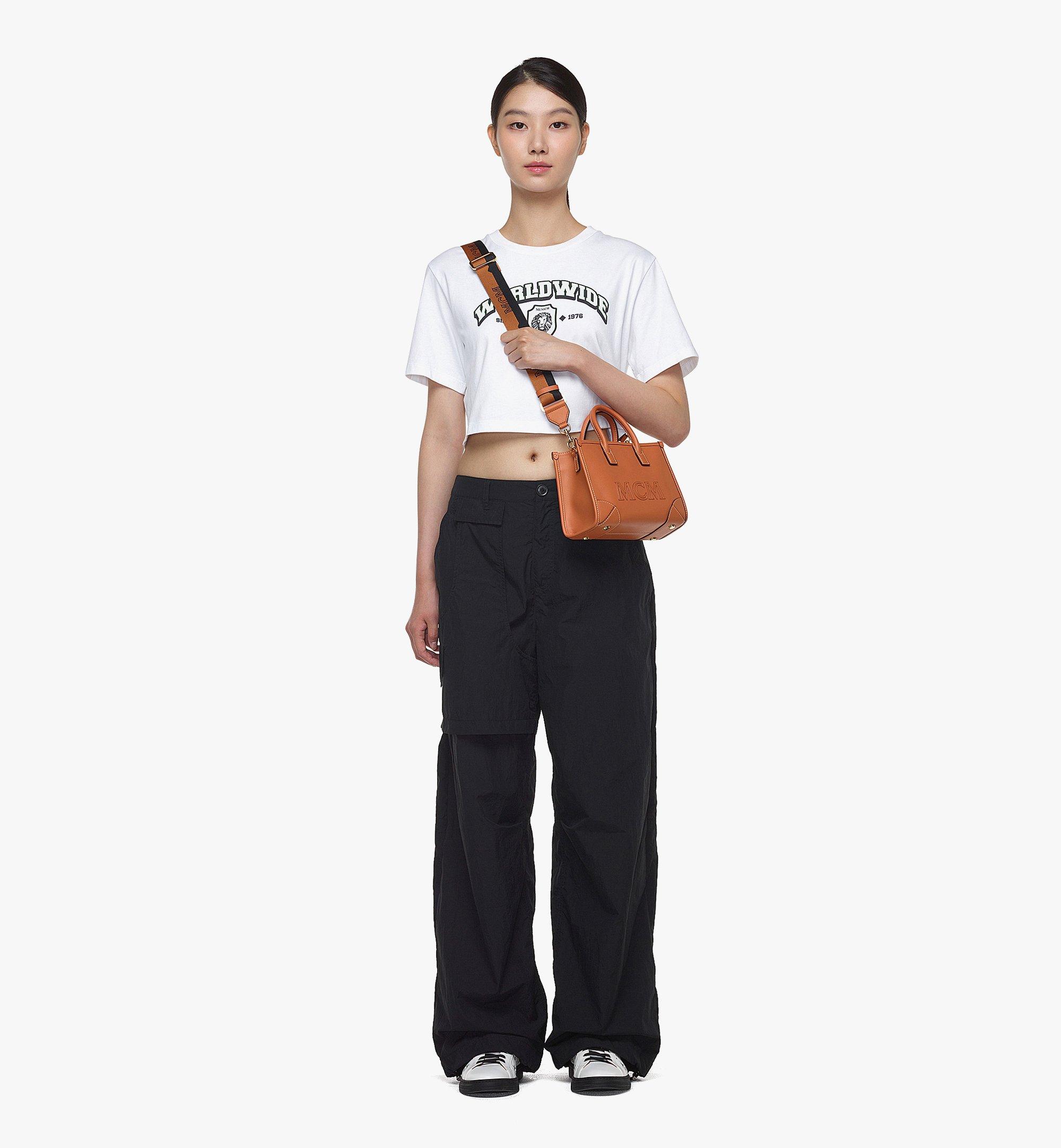 MCM München トート - スペイン製カーフレザー Cognac MWTCSSX02CO001 ほかの角度から見る 2