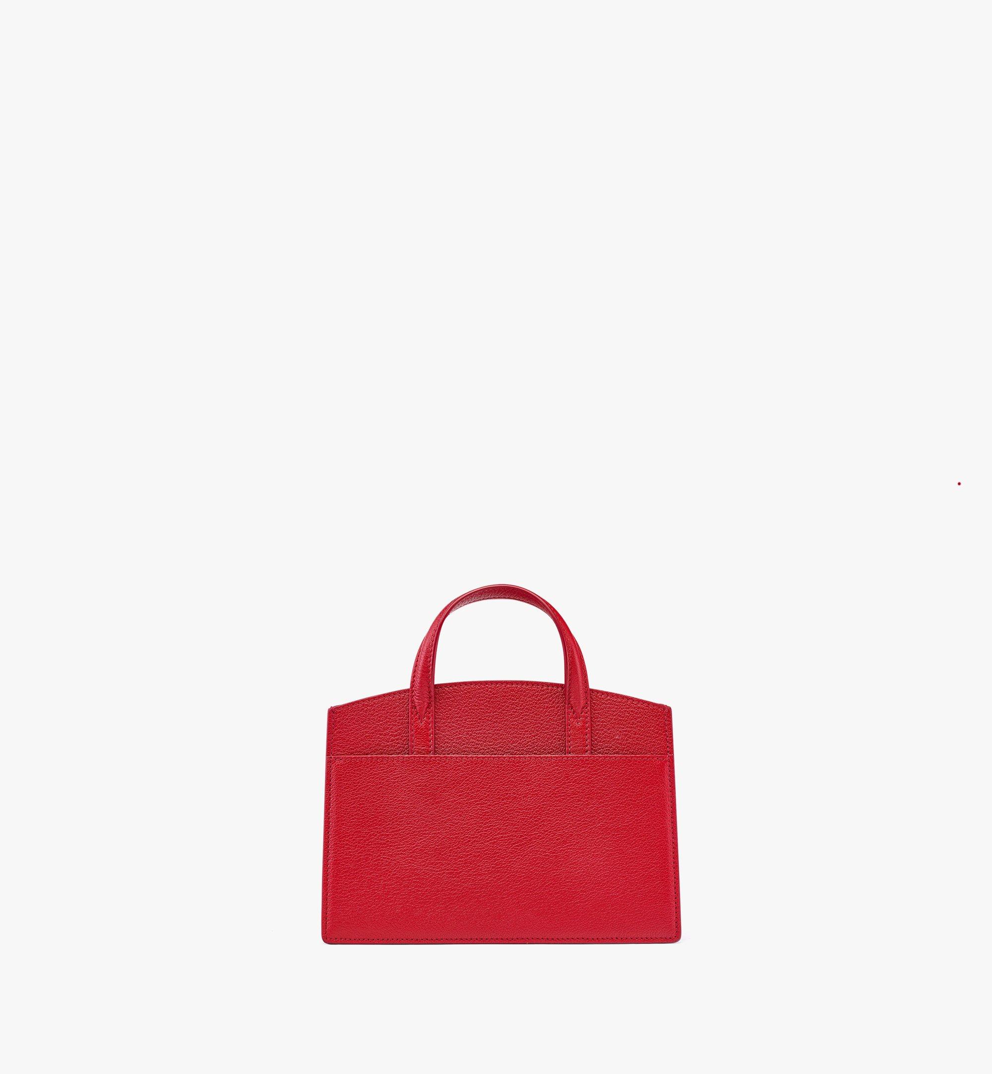MCM Upcycling Project Jewelry Milano Tote in Goatskin Leather Red MWTCSUP02RU001 Alternate View 3