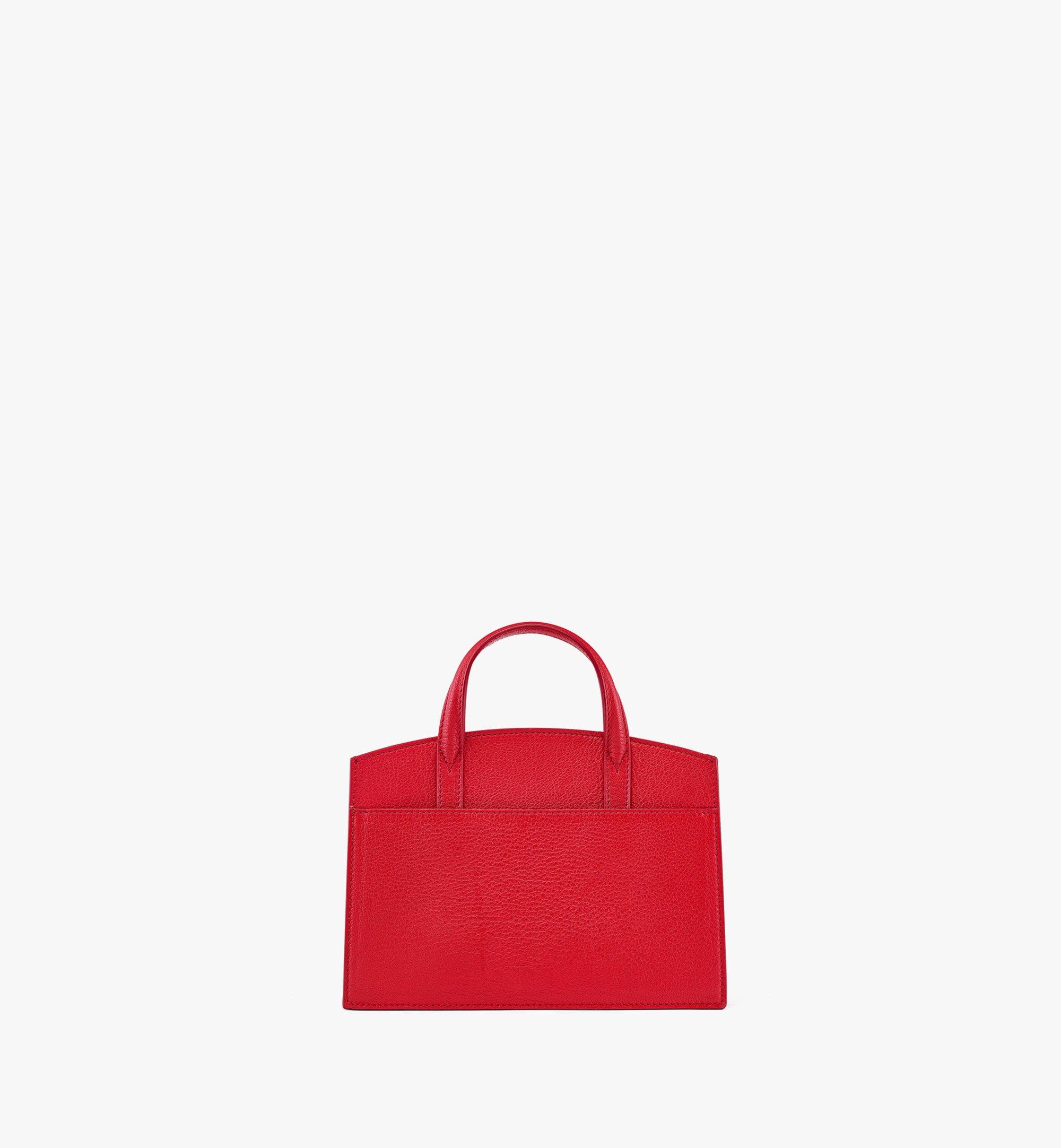MCM Upcycling Project Jewelry Milano Tote in Gradient Goatskin Leather Red MWTCSUP03FJ001 Alternate View 3