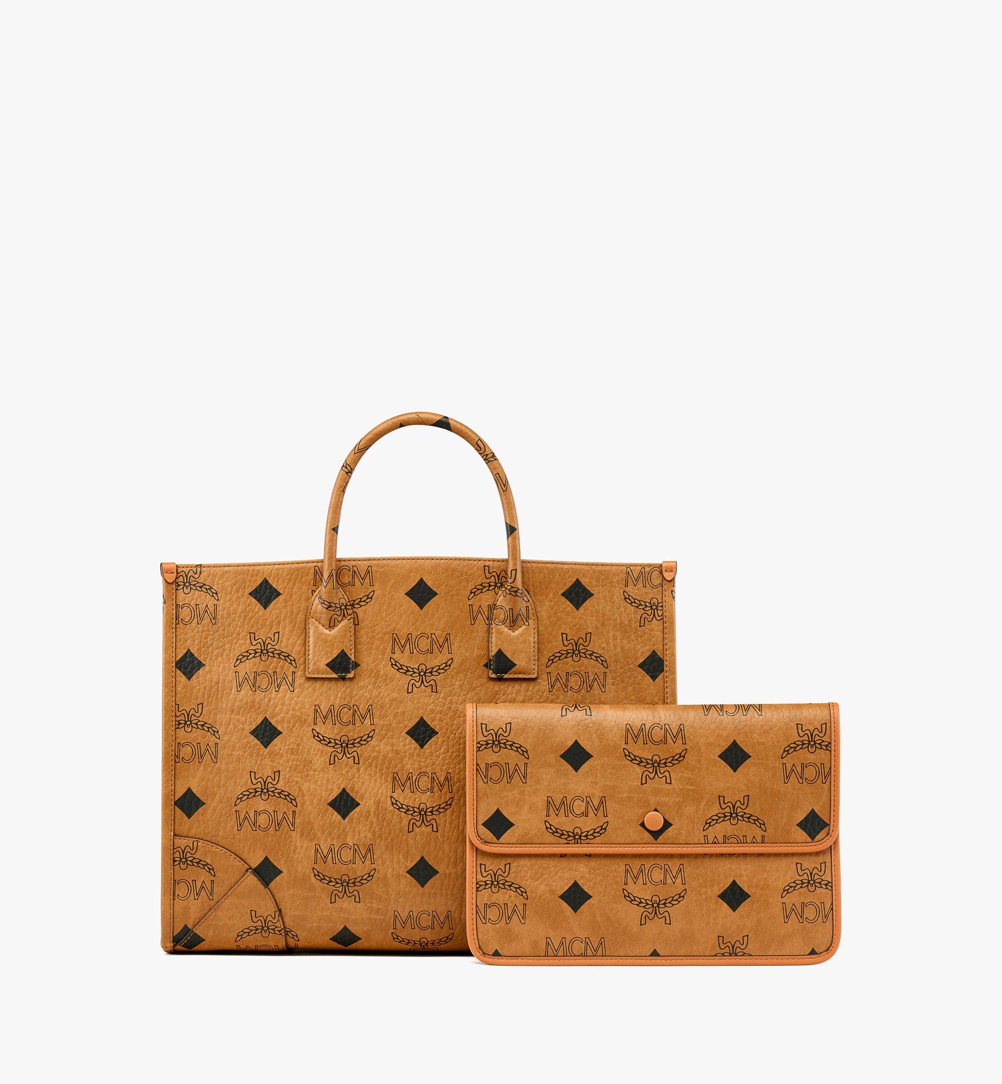 MCM München トート - マキシ ヴィセトス Cognac MWTDABO02CO001 ほかの角度から見る 3