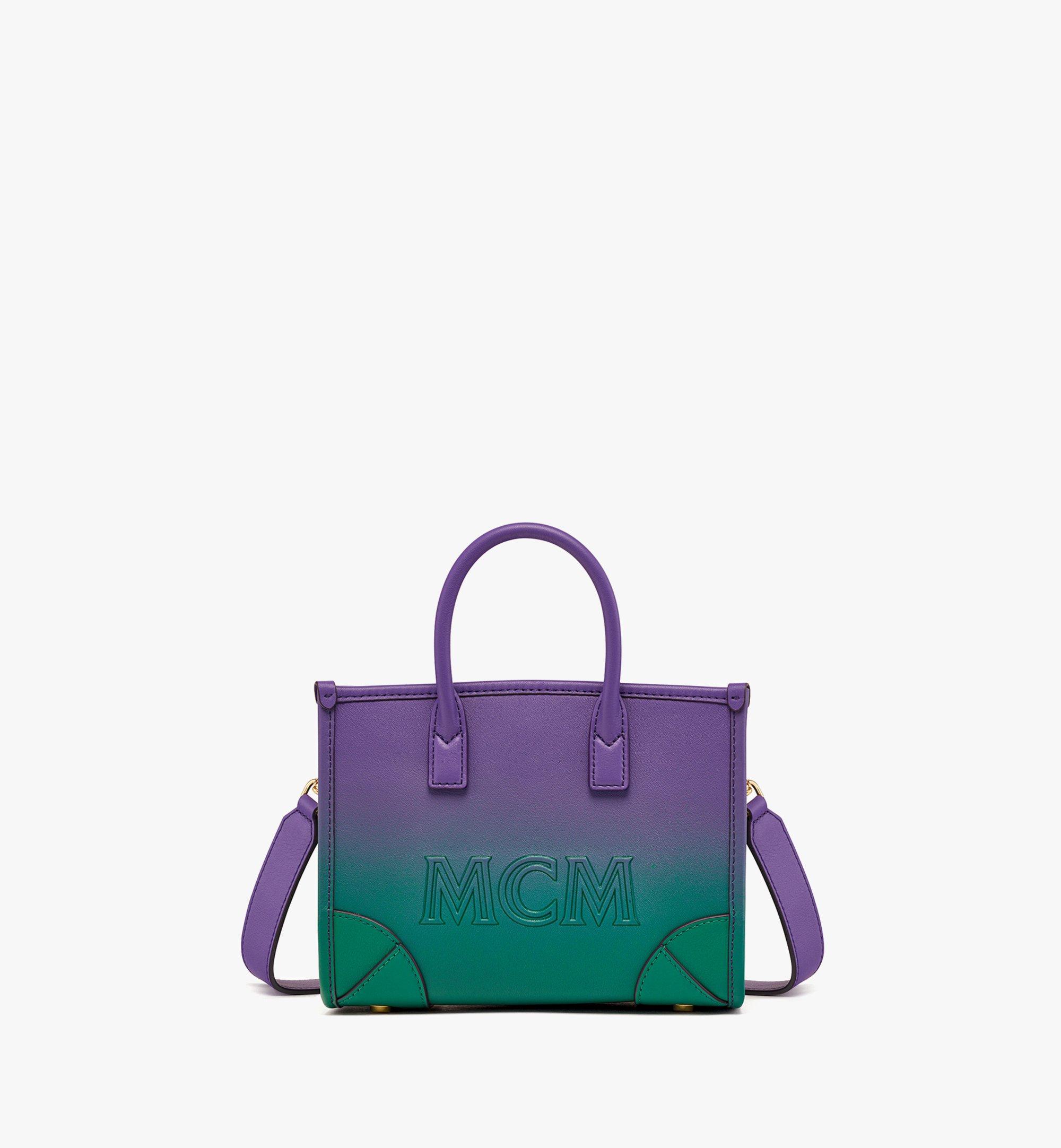 Mcm - Women's München Tote Bag - Purple - Canvas