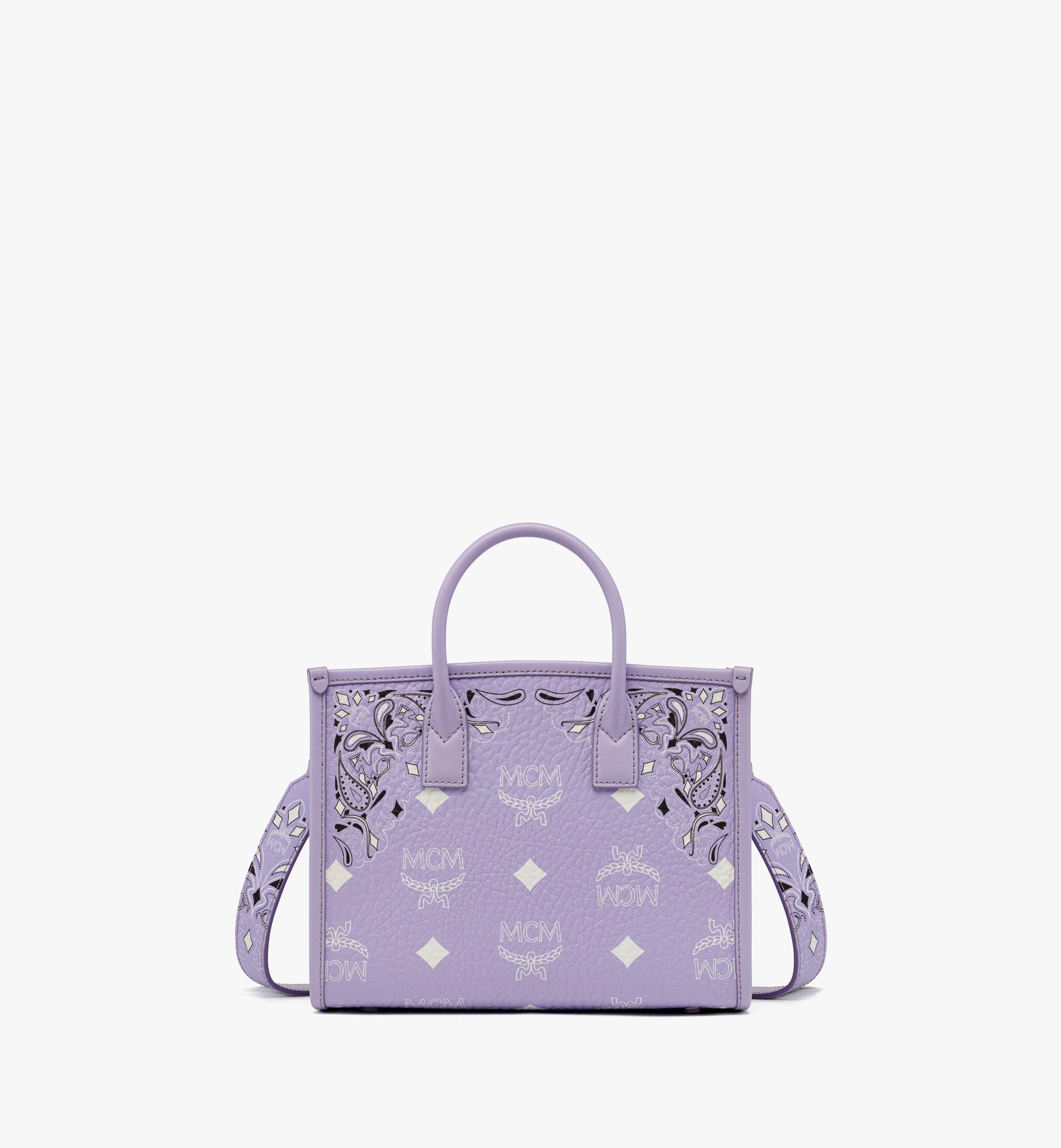 MCM Munchen Tote Bag in Purple