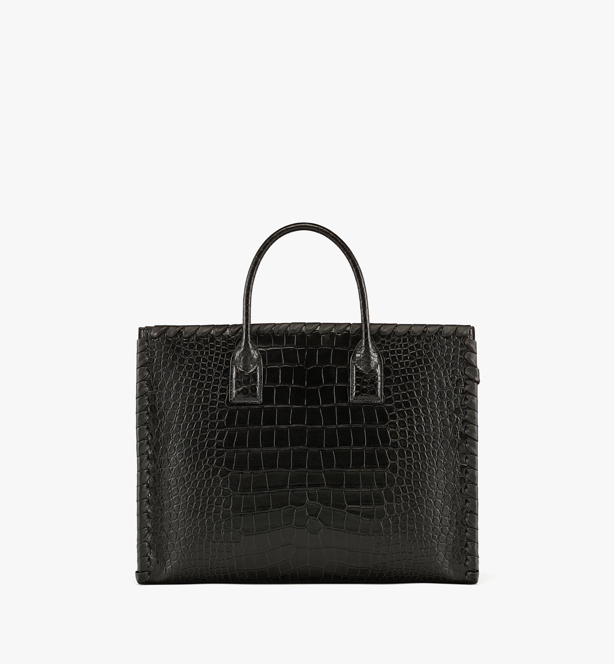 Mcm crocodile bag deals