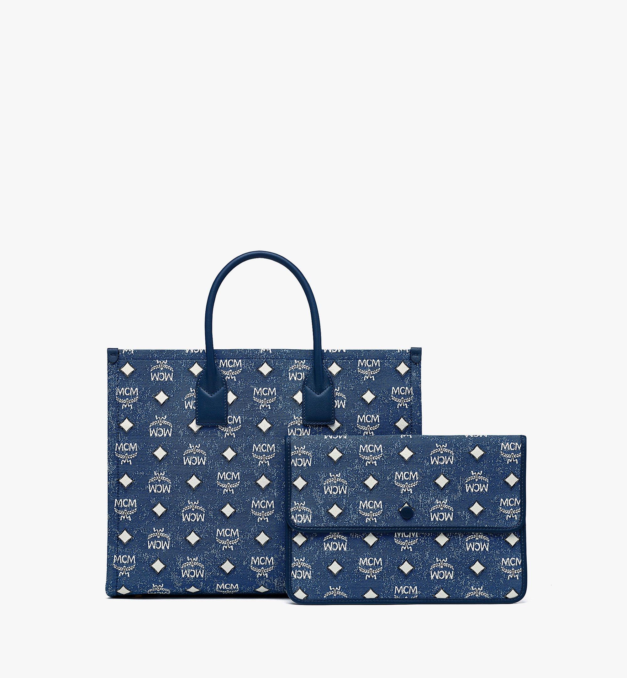  Monogram Jacquard Hobo Bag NY (NAVY)