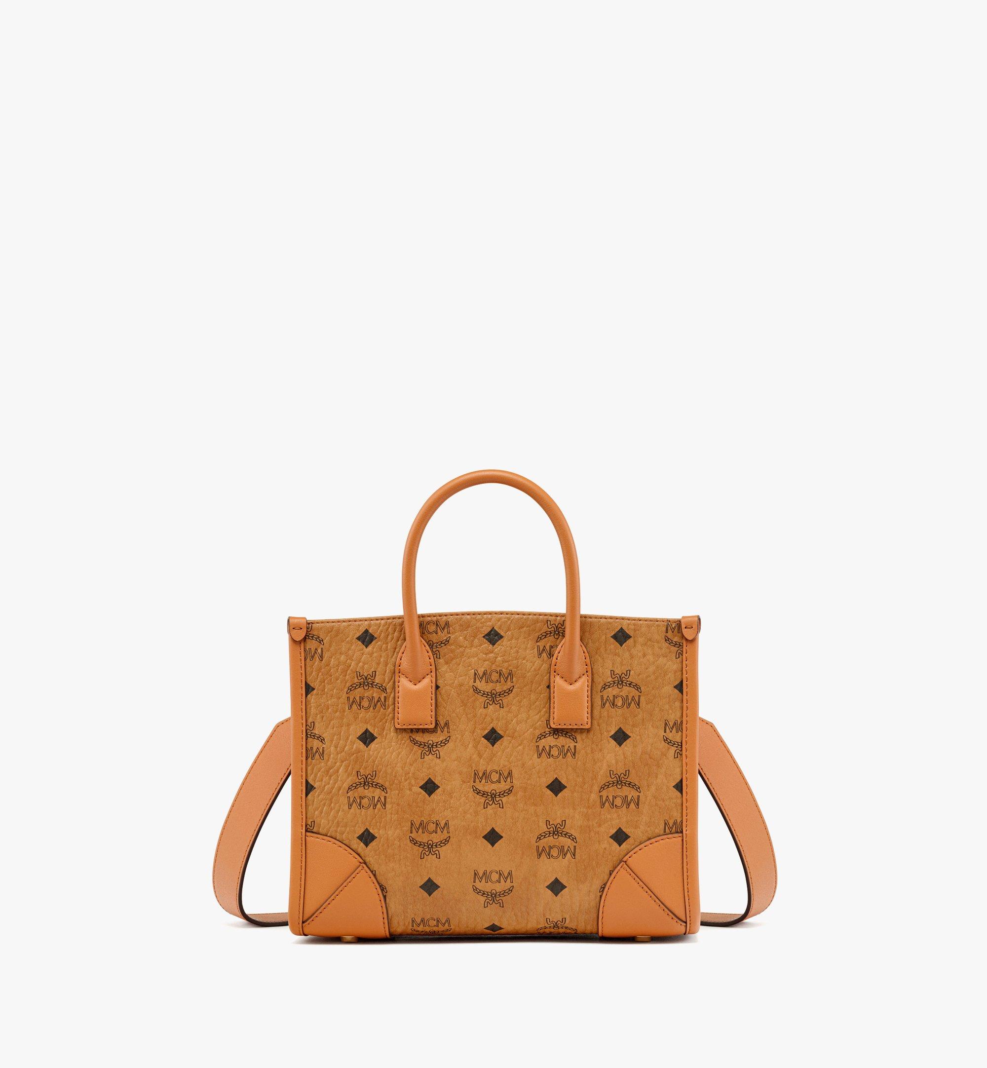 MCM München Visetos Small Tote Bag