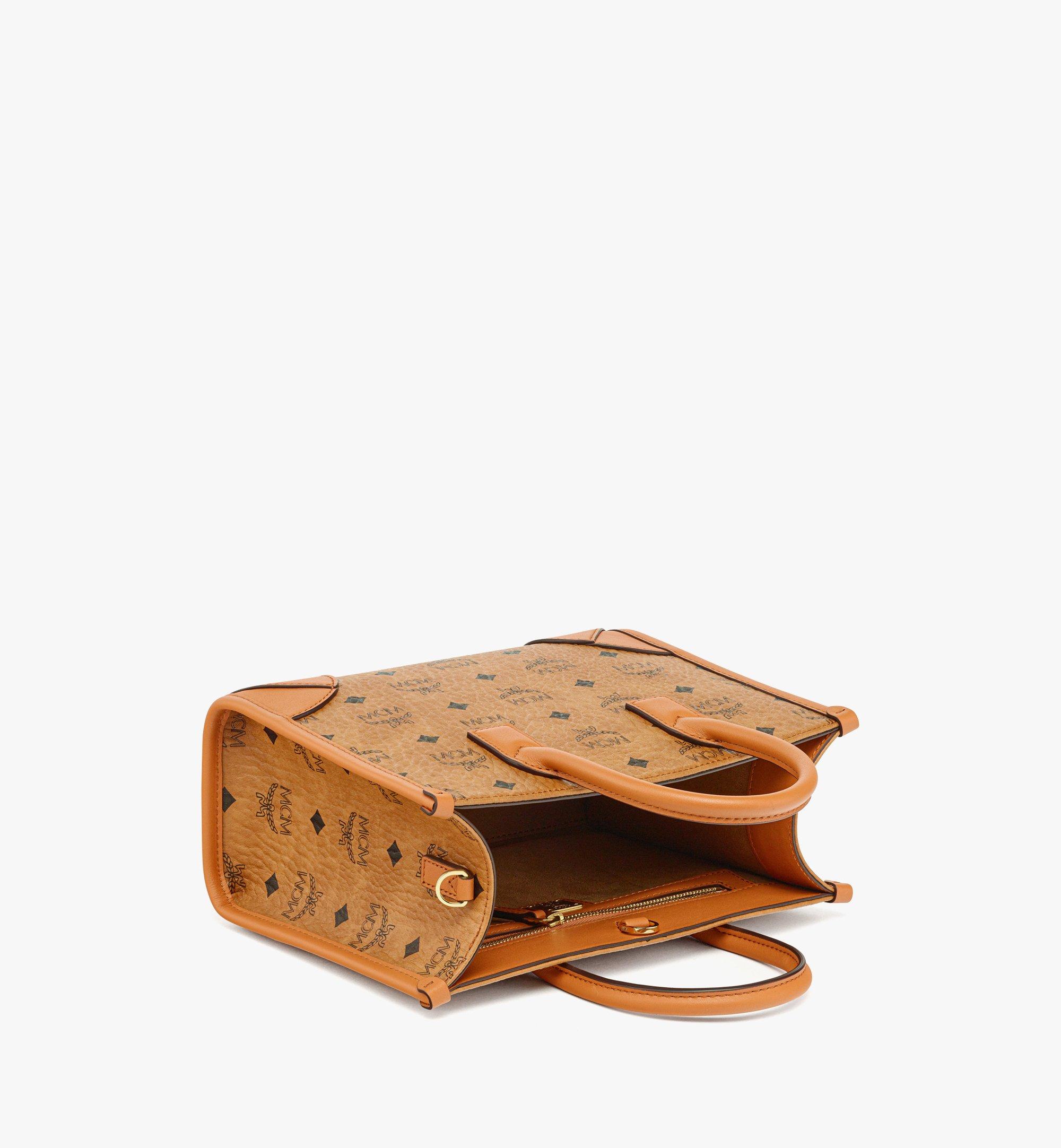 MCM München Tote in Visetos Cognac MWTDSBO06CO001 Alternate View 2