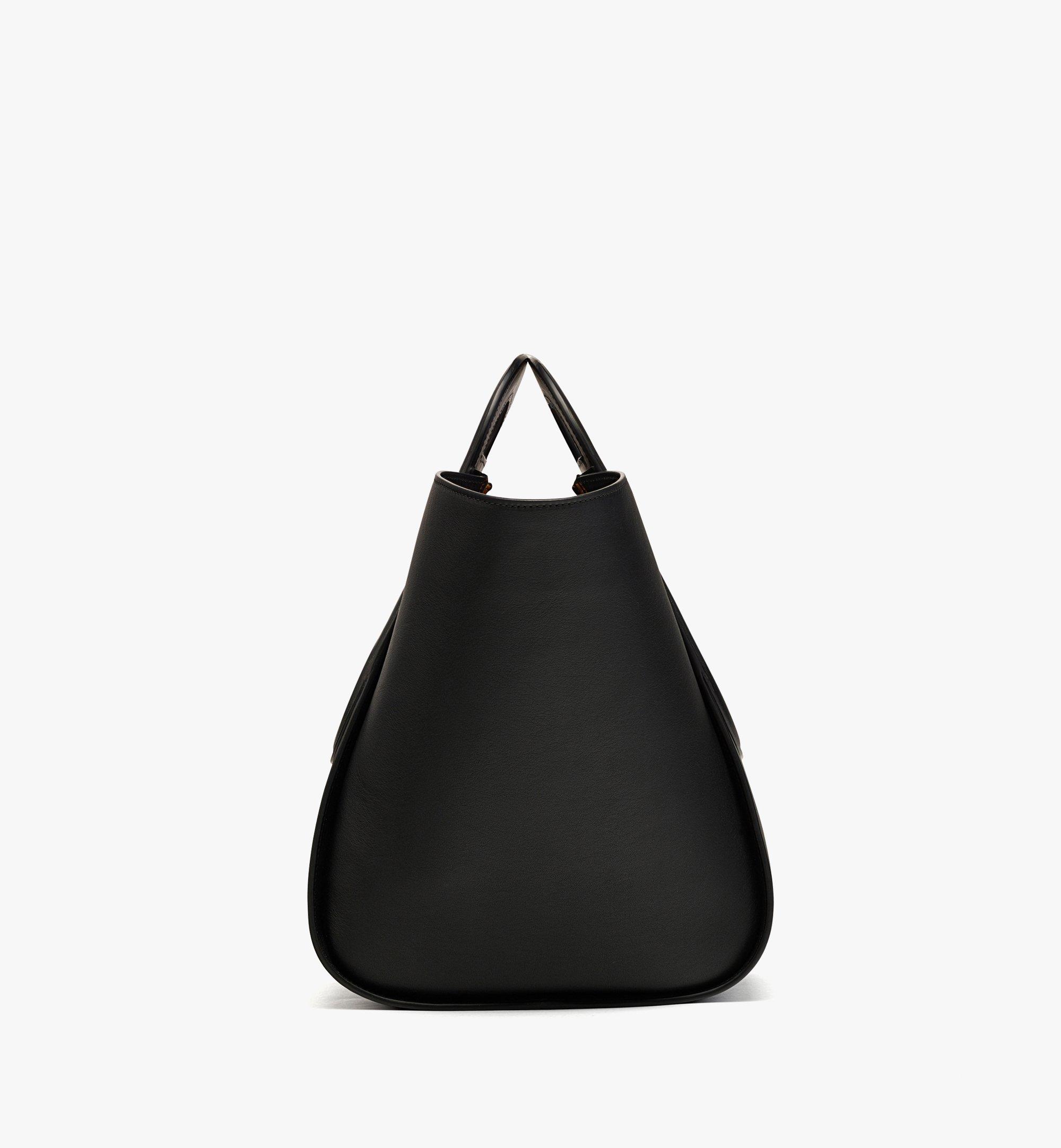MCM Mode Travia Tote in Spanish Nappa Leather Black MWTDSLD01BK001 Alternate View 1