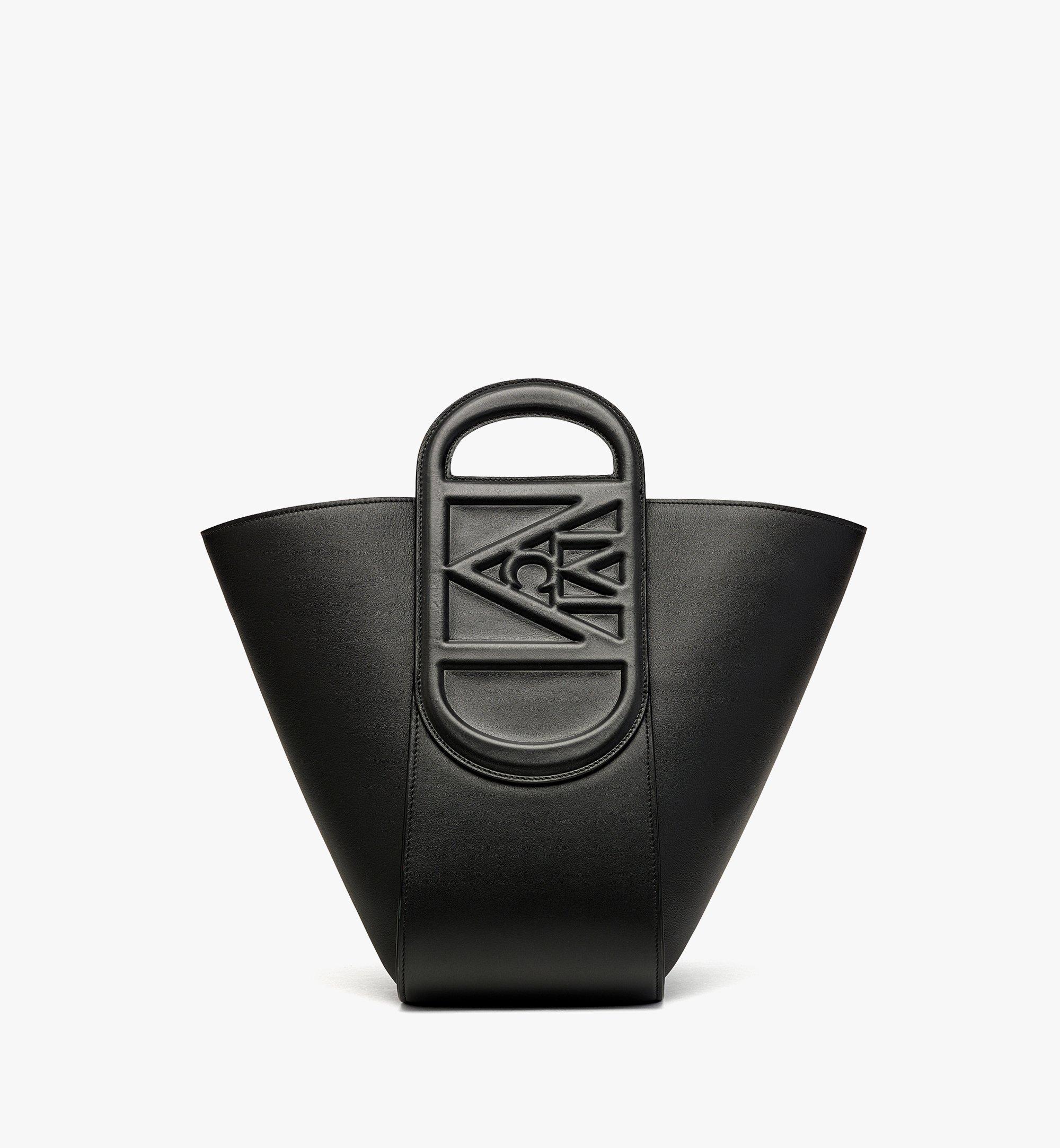 MCM Mode Travia Tote in Spanish Nappa Leather Black MWTDSLD01BK001 Alternate View 3
