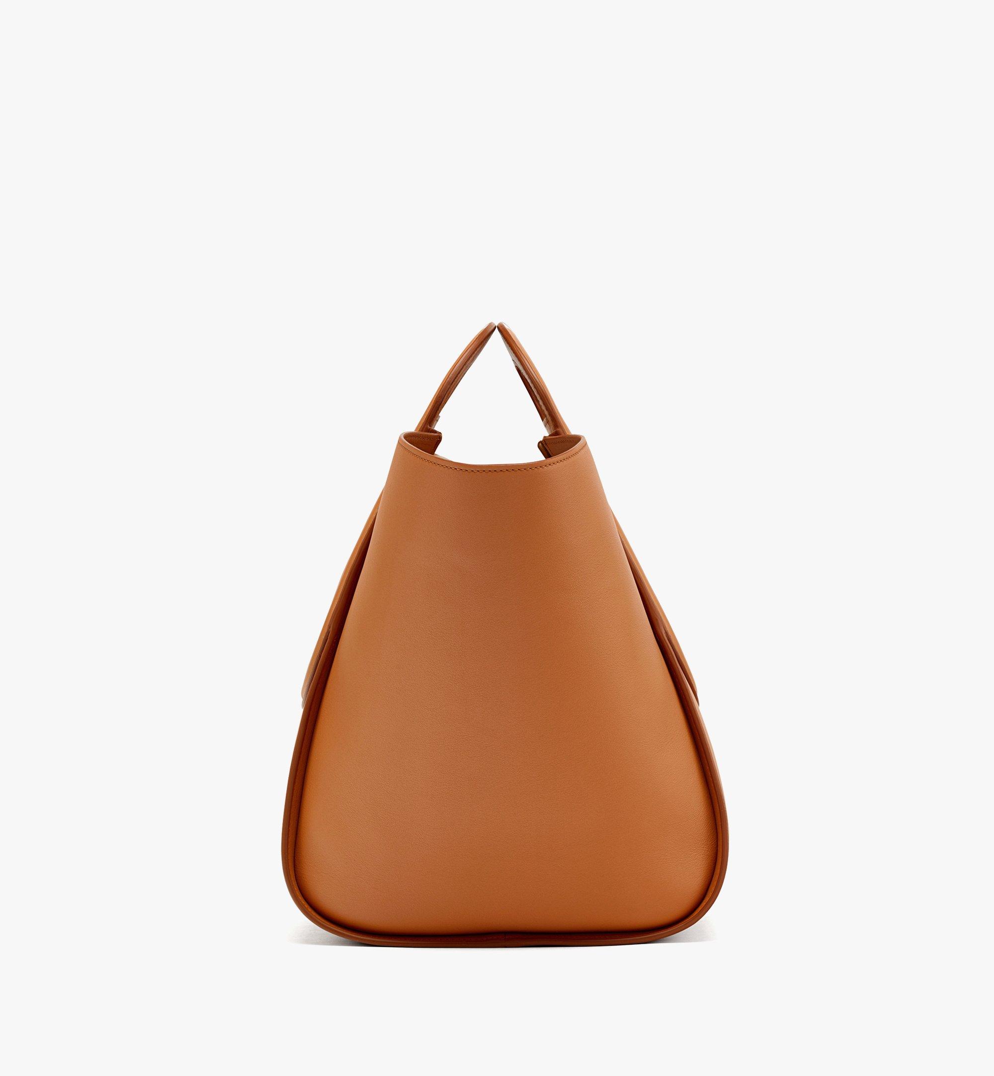 MCM Mode Travia Tote in Spanish Nappa Leather Cognac MWTDSLD01CO001 Alternate View 1