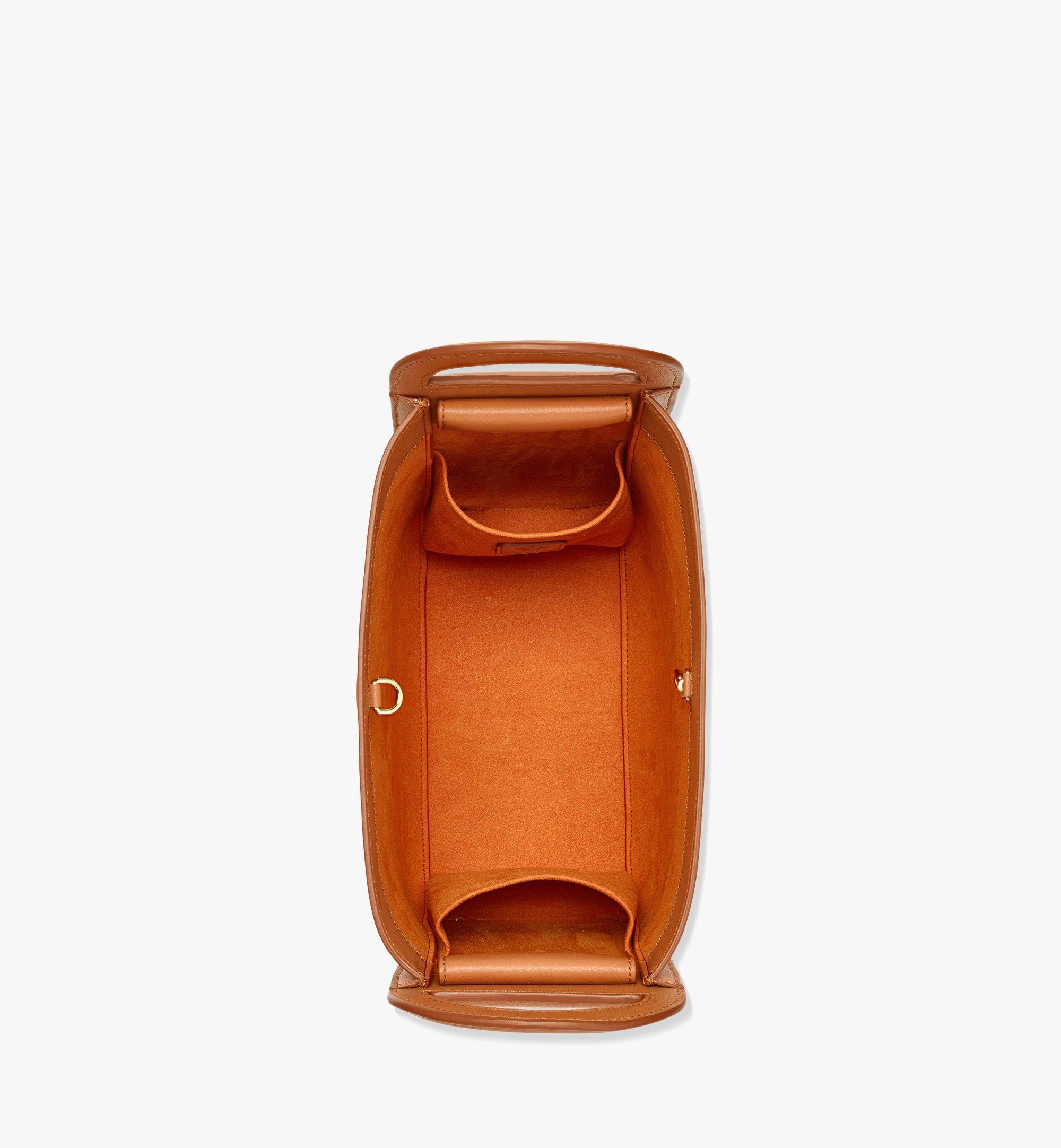 Large Mode Travia Tote in Spanish Nappa Leather Cognac MCM ®US