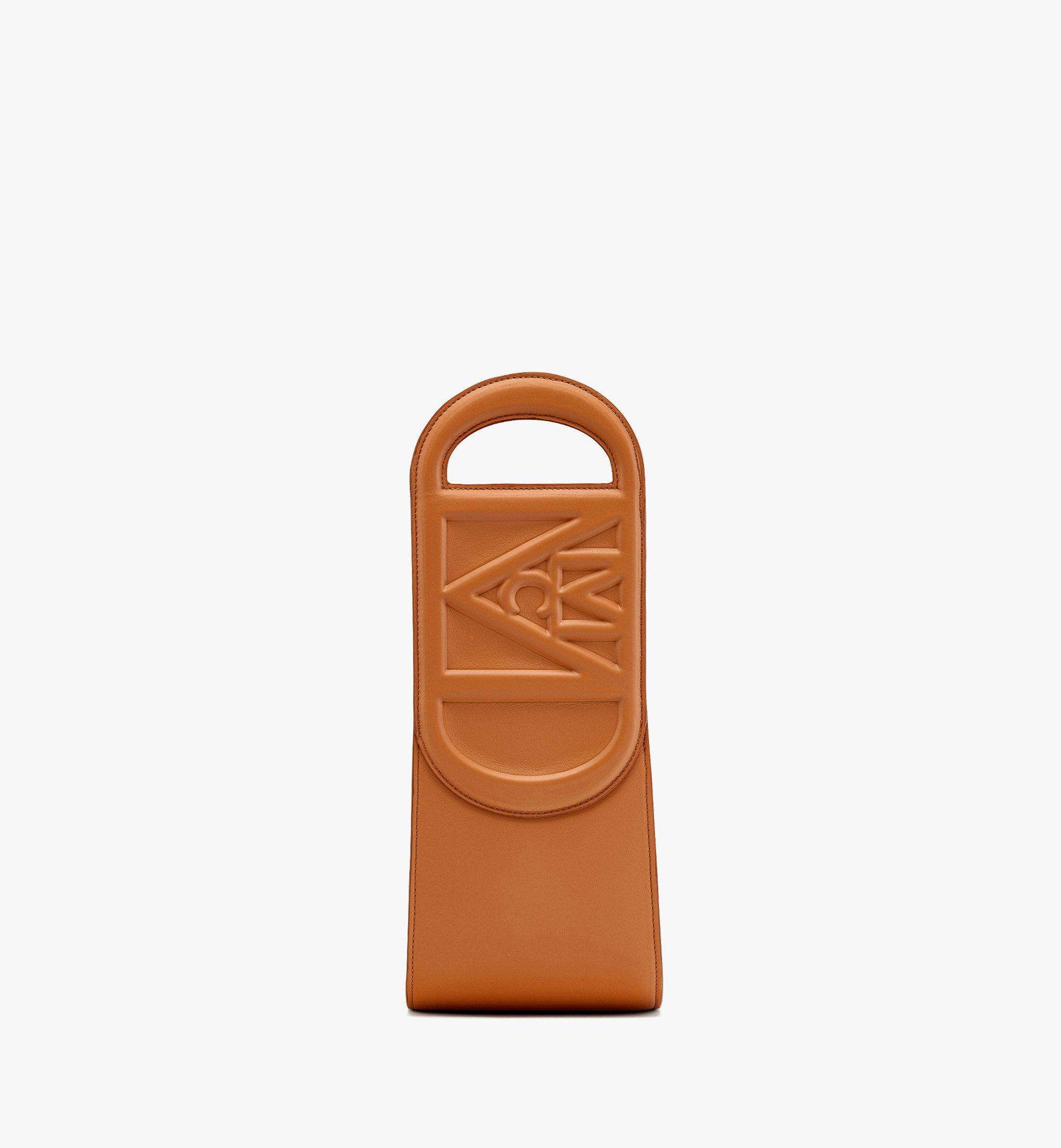 Mcm shop luggage tag