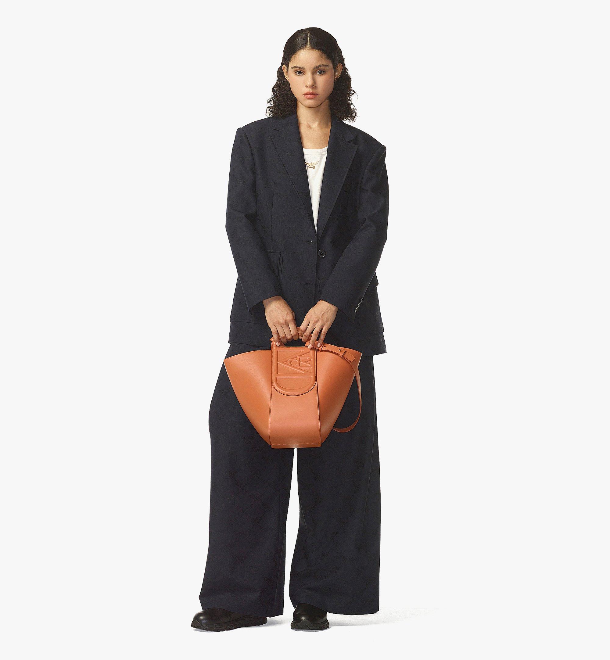 MCM Mode Travia Tote in Spanish Nappa Leather Cognac MWTDSLD01CO001 Alternate View 5