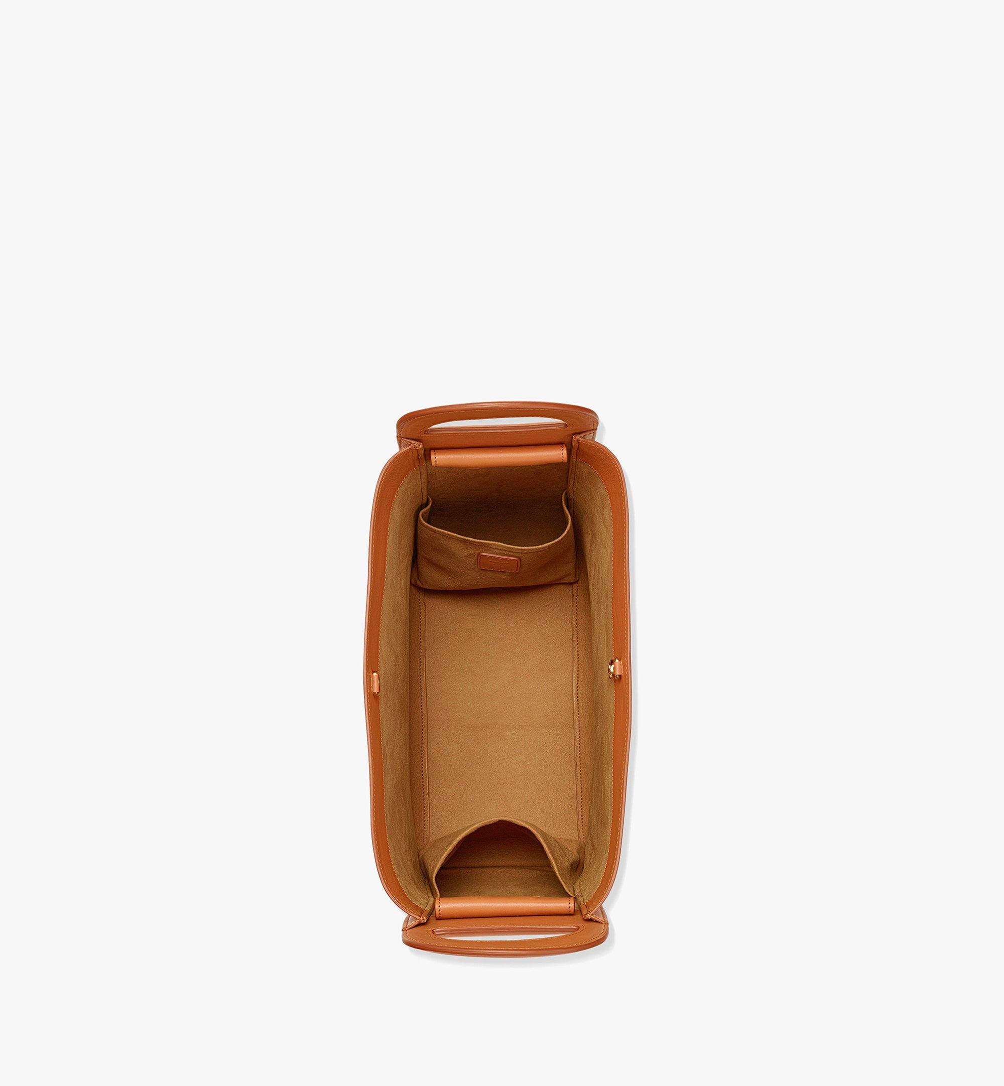 MCM Mode Travia西班牙Nappa皮革手提包 Cognac MWTDSLD02CO001 更多视角 2