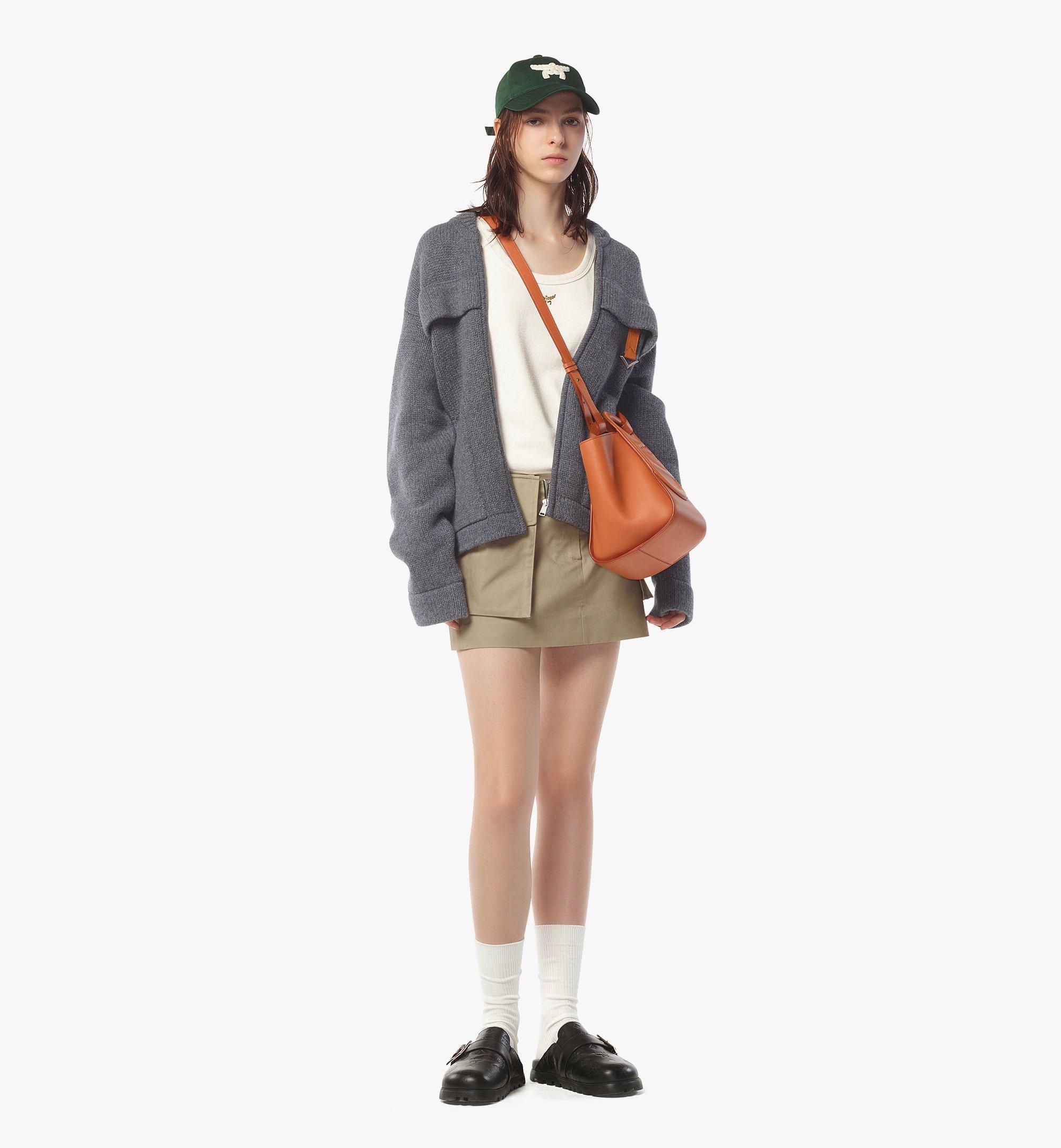 MCM Mode Travia西班牙Nappa皮革手提包 Cognac MWTDSLD02CO001 更多视角 2