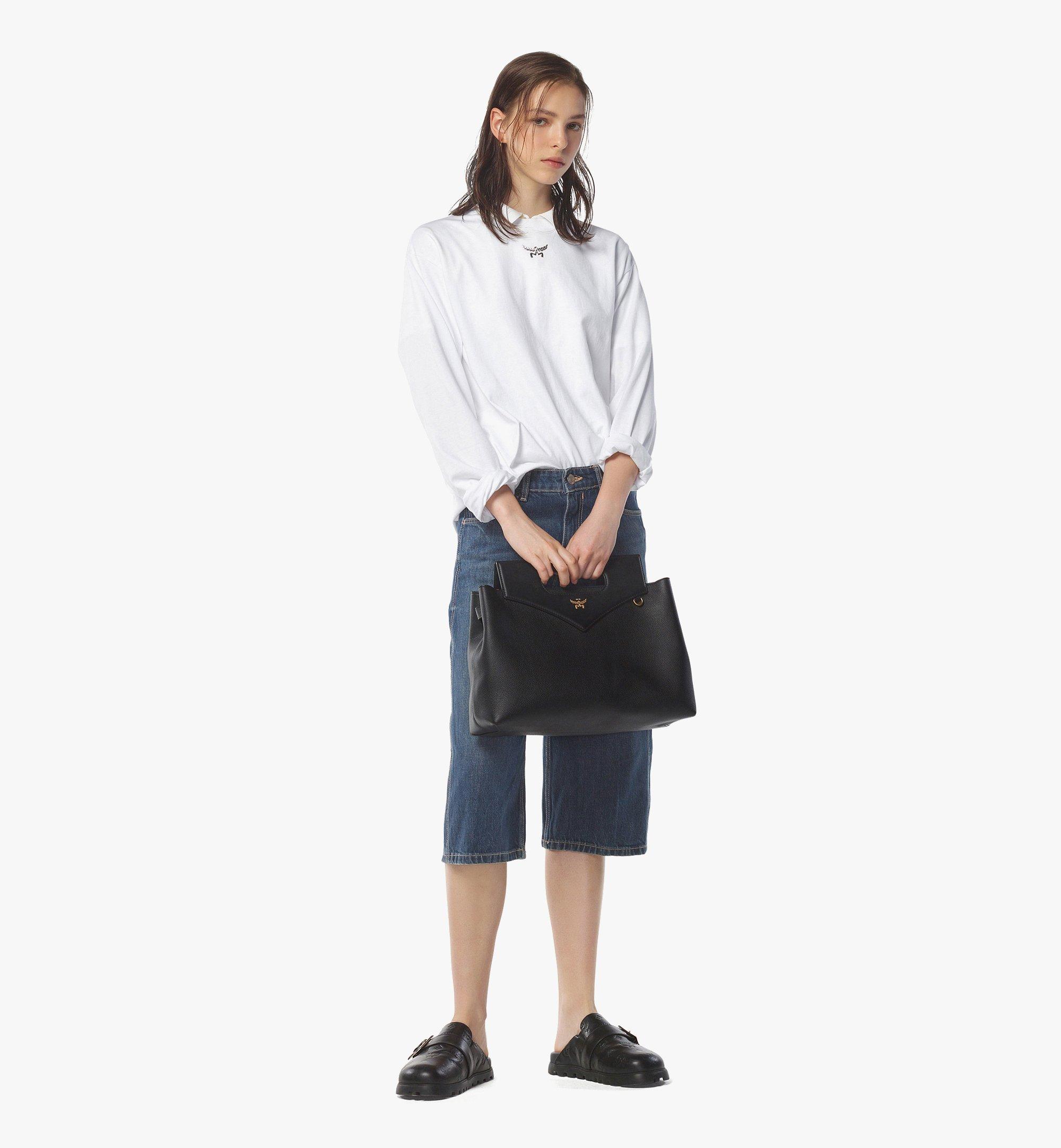 Large Soft Diamond Tote in Embossed Leather Black | MCM ®US