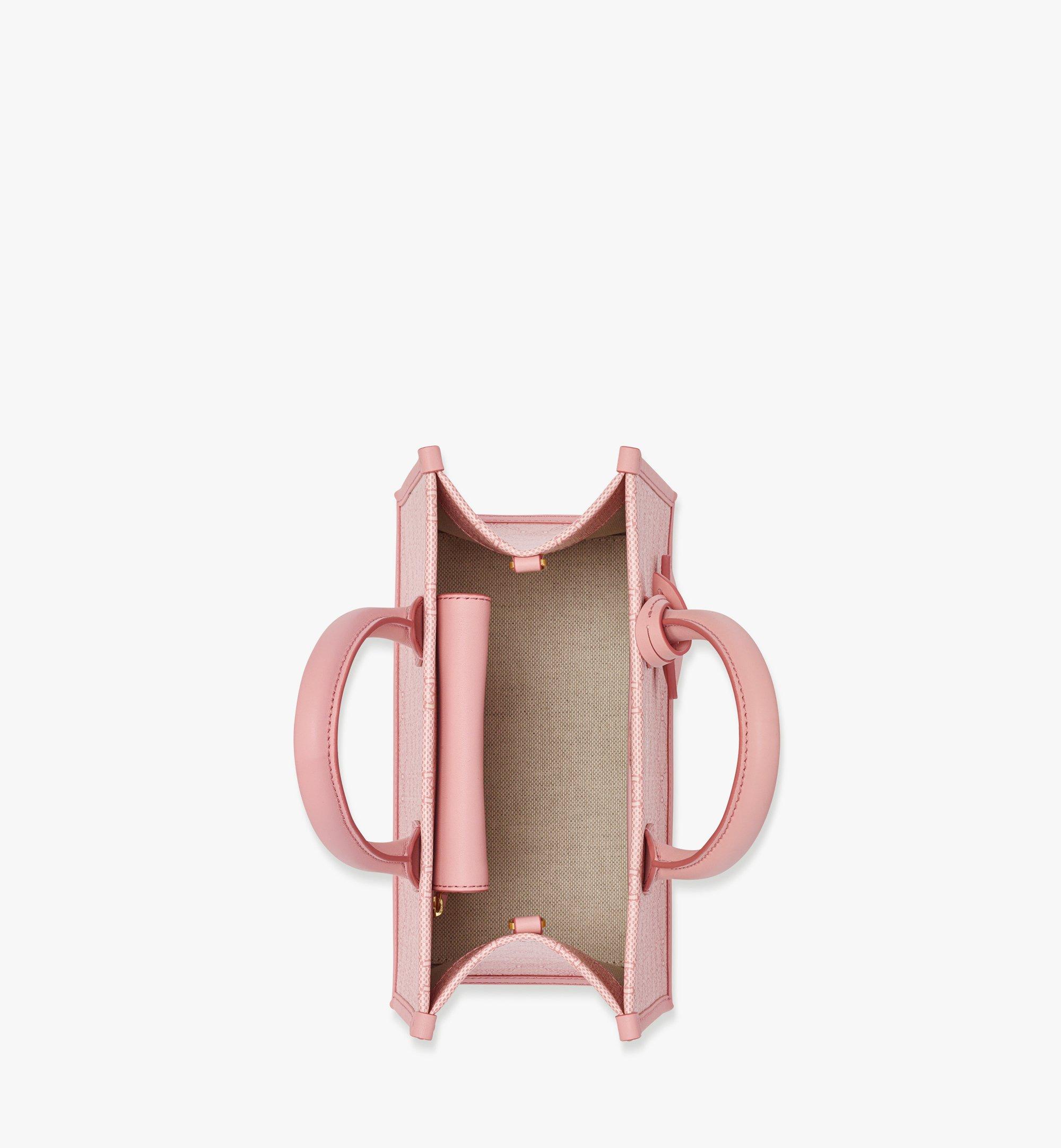 MCM Himmel Tote in Lauretos Pink MWTESAC01P6001 Alternate View 2