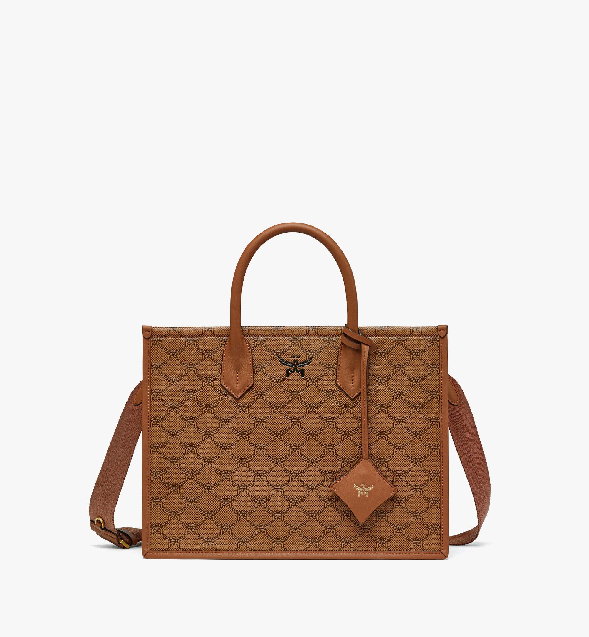 MCM Diamond leather tote bag - Brown