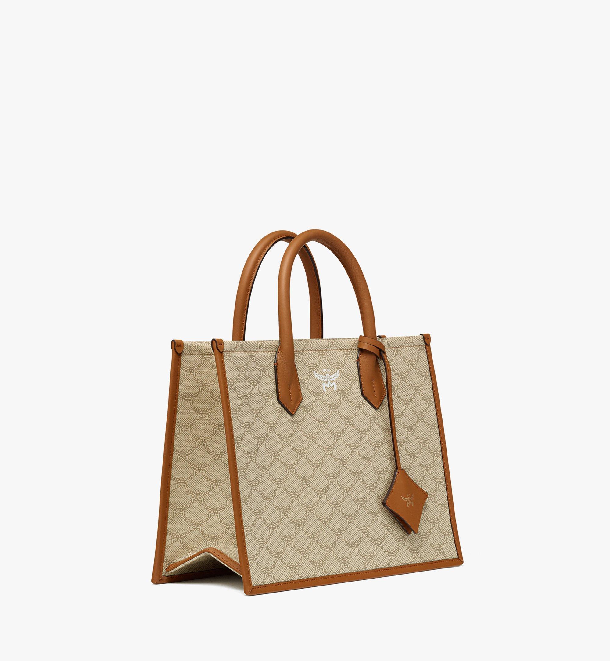 MCM Himmel Tote in Lauretos Beige MWTESAC02I9001 Alternate View 1