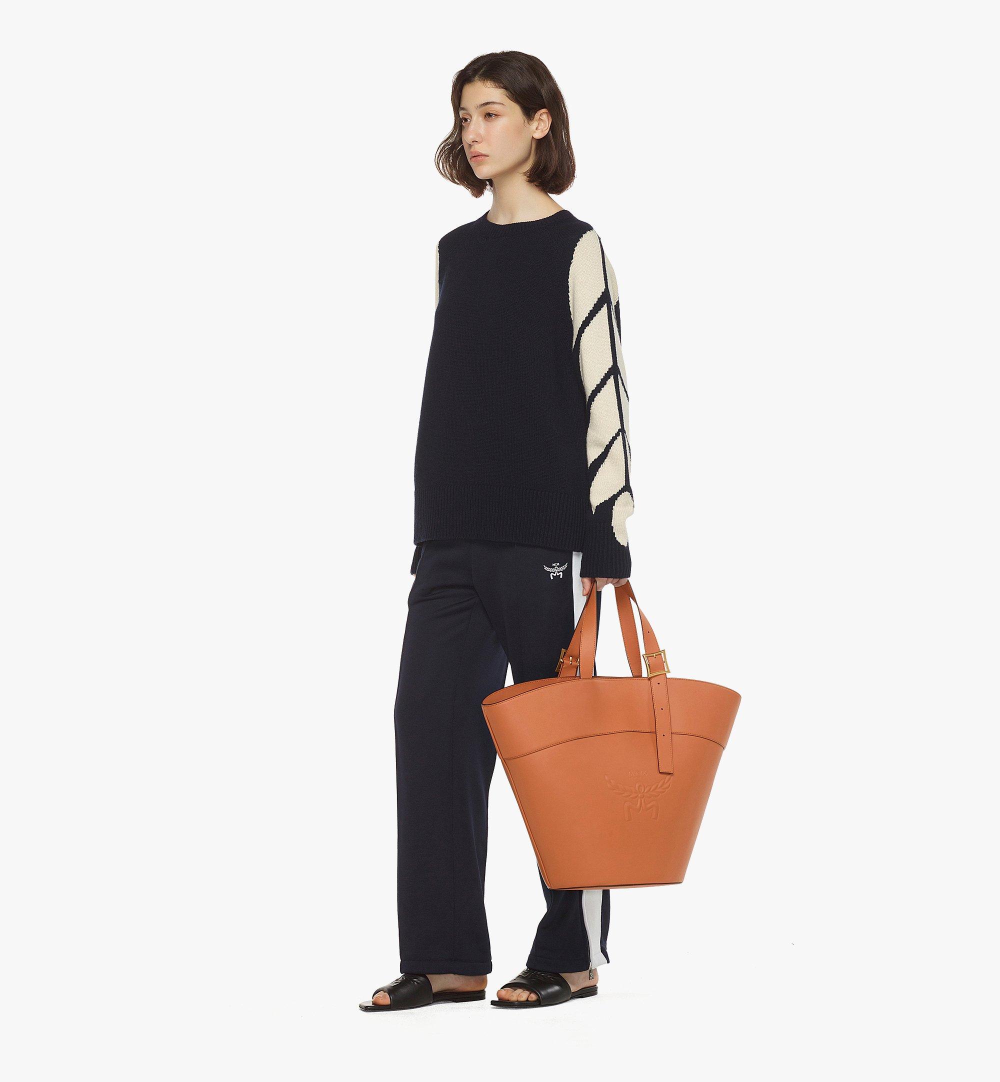 Himmel Spanish Tote | Large MCM in Cognac ®US Nappa Leather