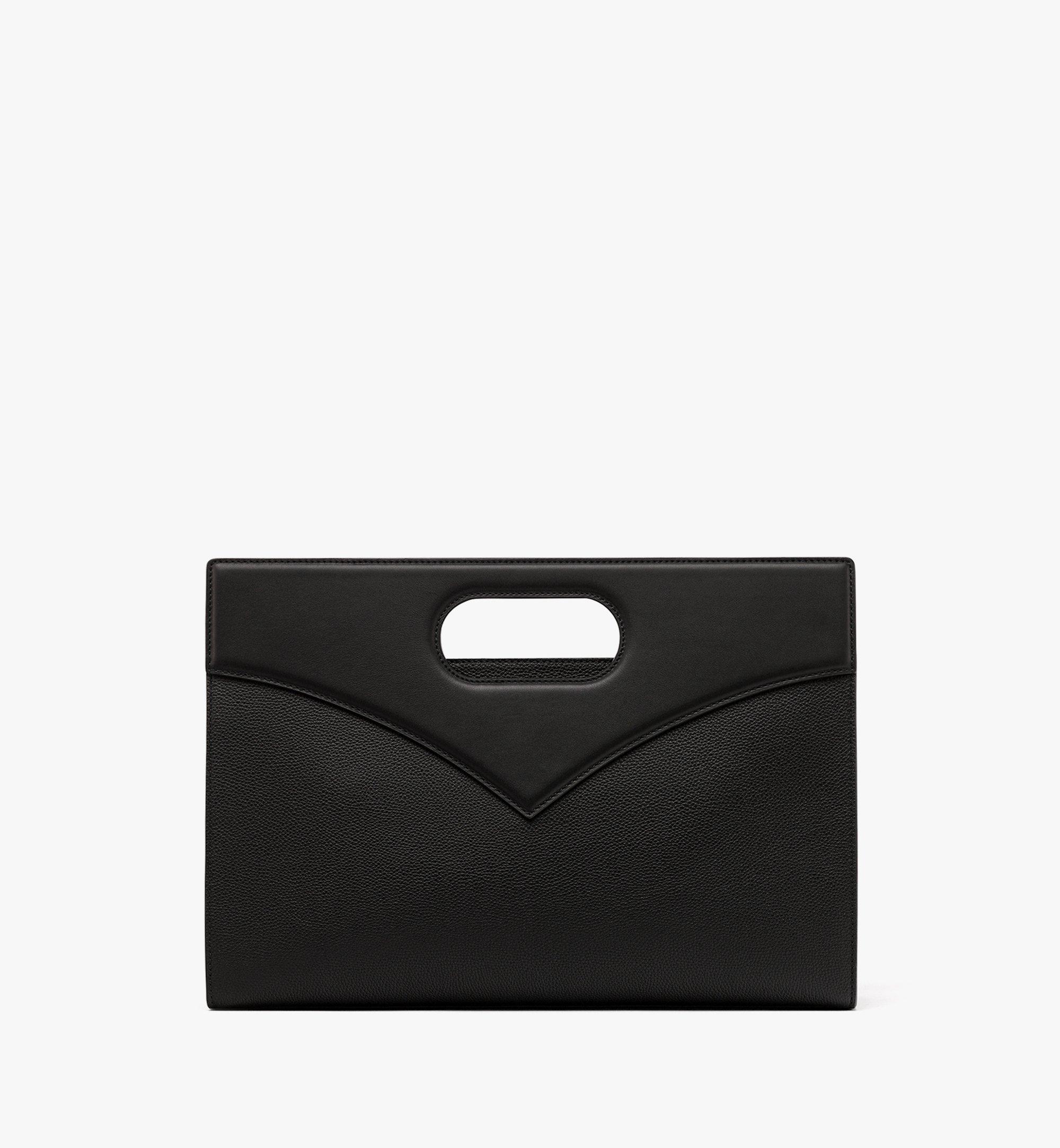 MCM Diamond Tragetasche aus geprägtem Leder Black MWTESAK02BK001 Noch mehr sehen 3