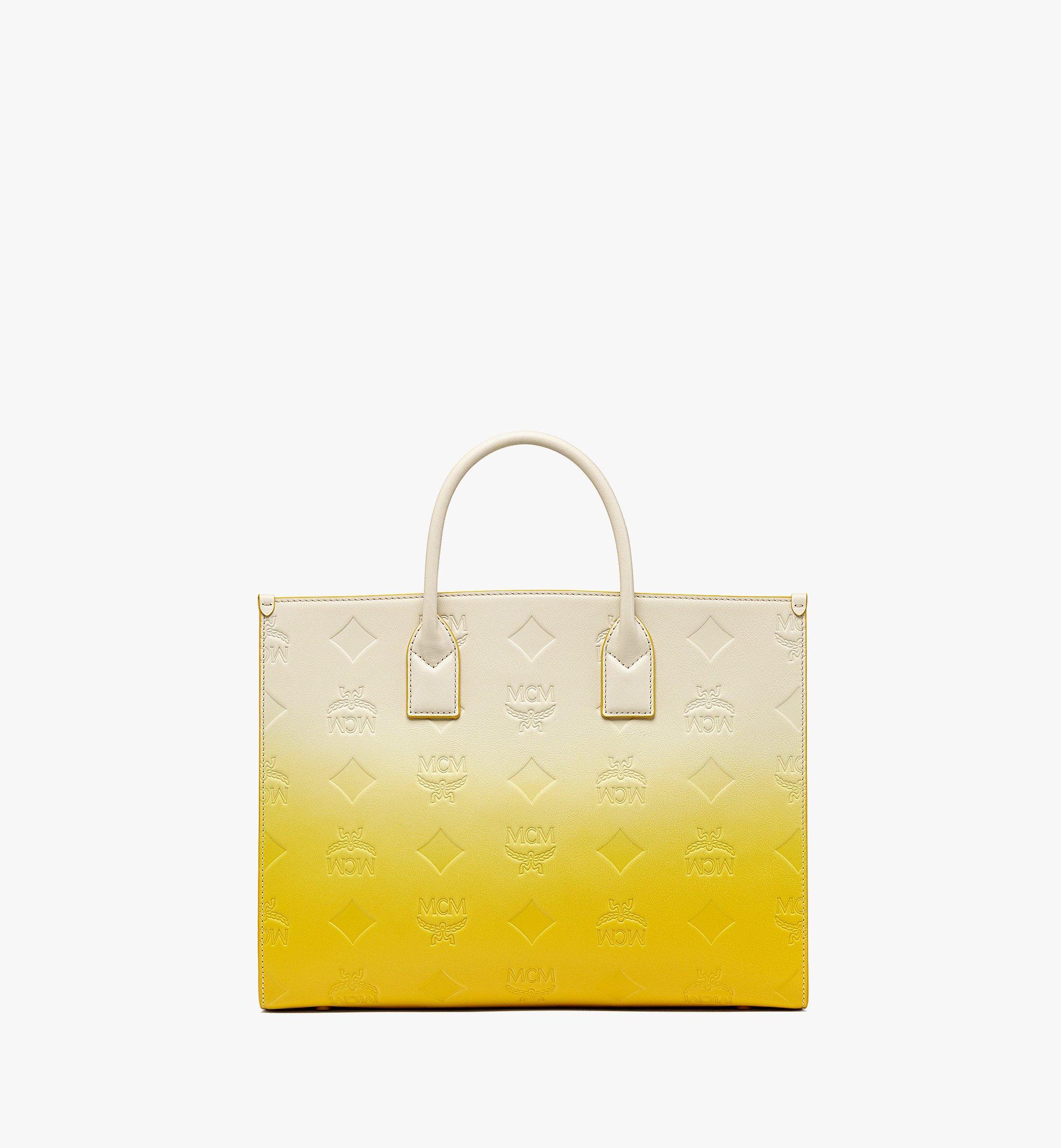 Mcm hotsell gold tote