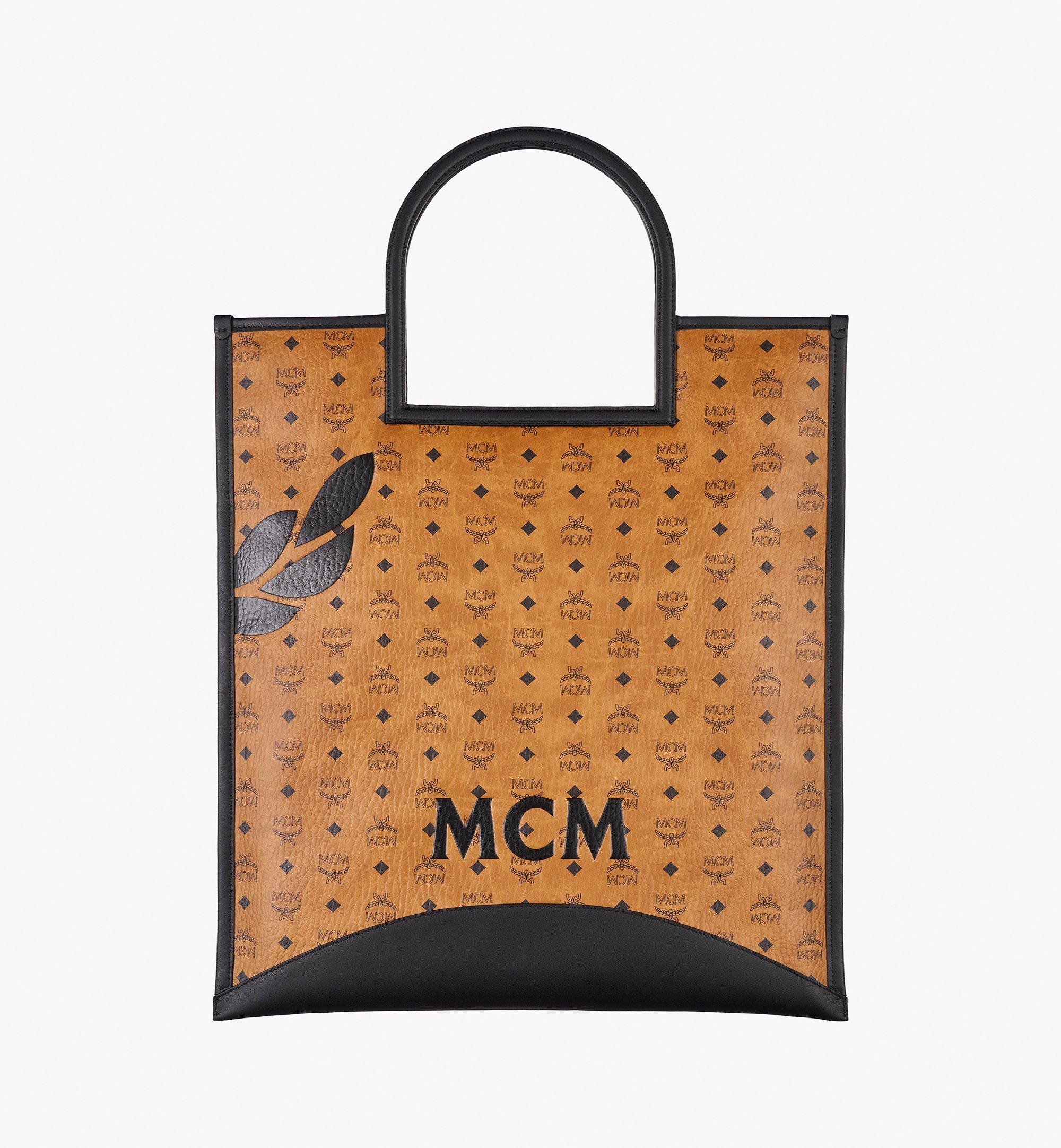 Mcm monogram tote bag new arrivals