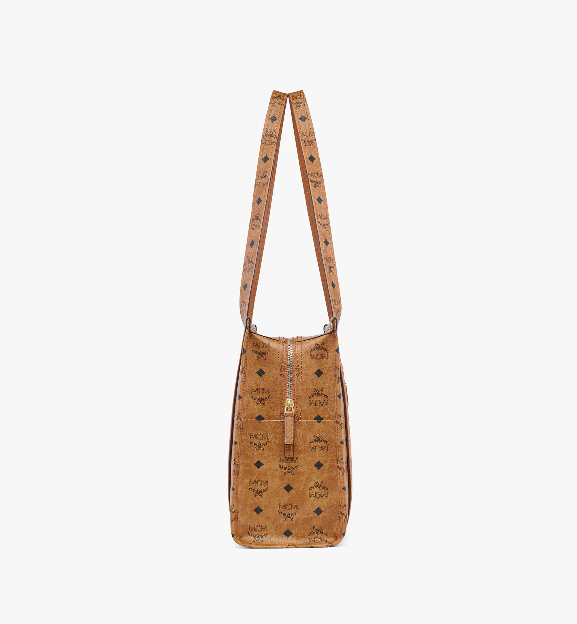 MCM Aren Schul-Tragetasche in Visetos Cognac MWTFATA02CO001 Noch mehr sehen 1