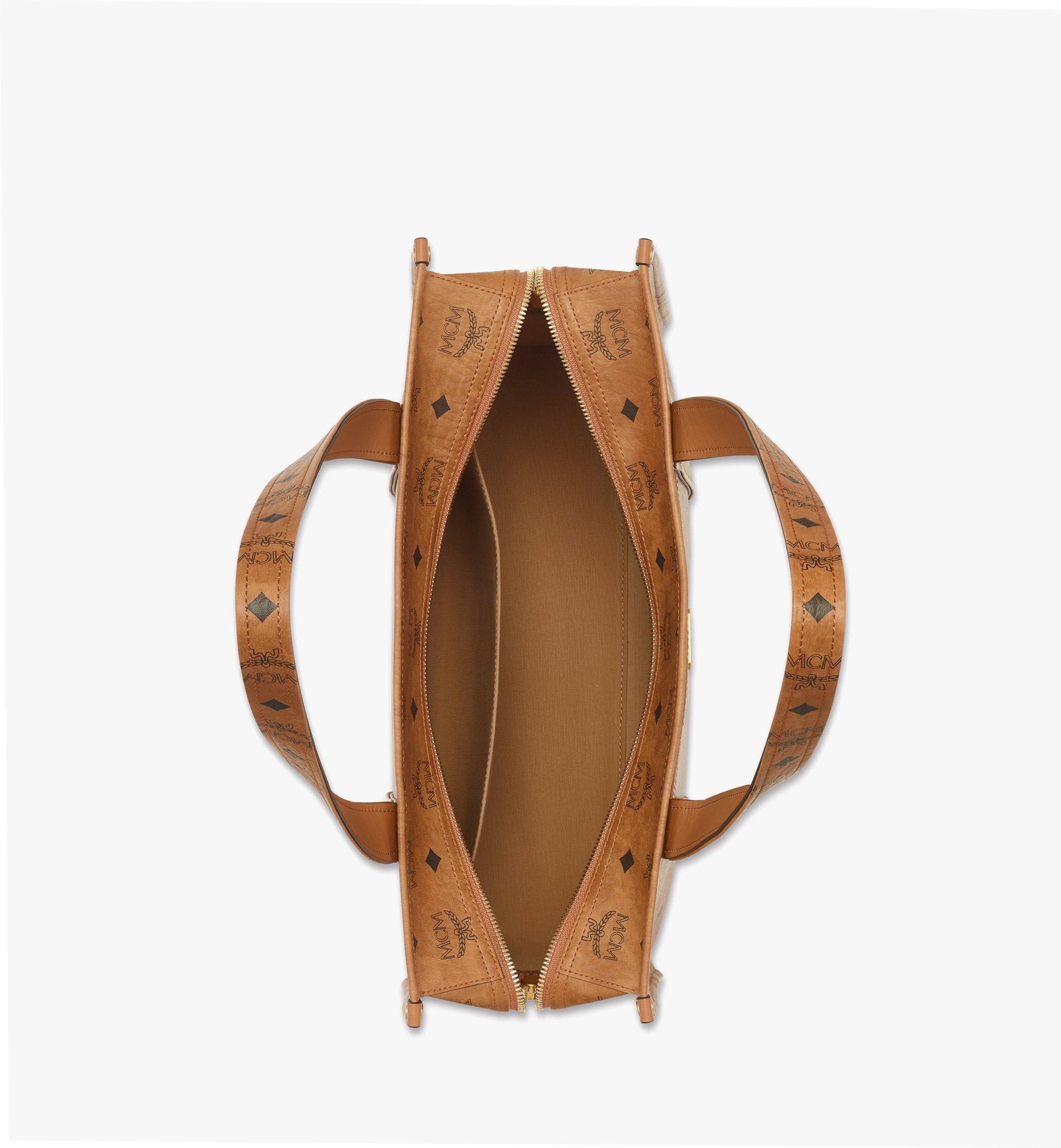 MCM Aren Schul-Tragetasche in Visetos Cognac MWTFATA02CO001 Noch mehr sehen 2