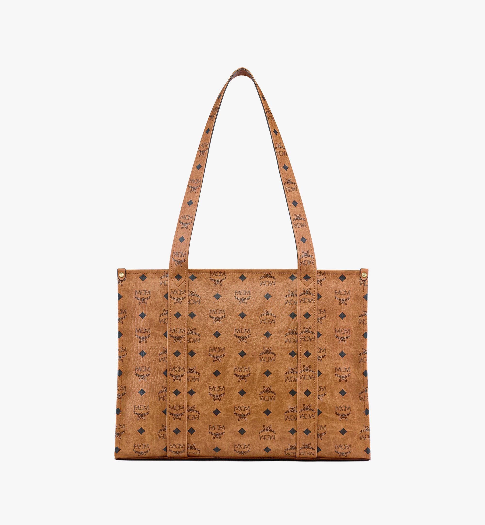 MCM Aren Schul-Tragetasche in Visetos Cognac MWTFATA02CO001 Noch mehr sehen 3