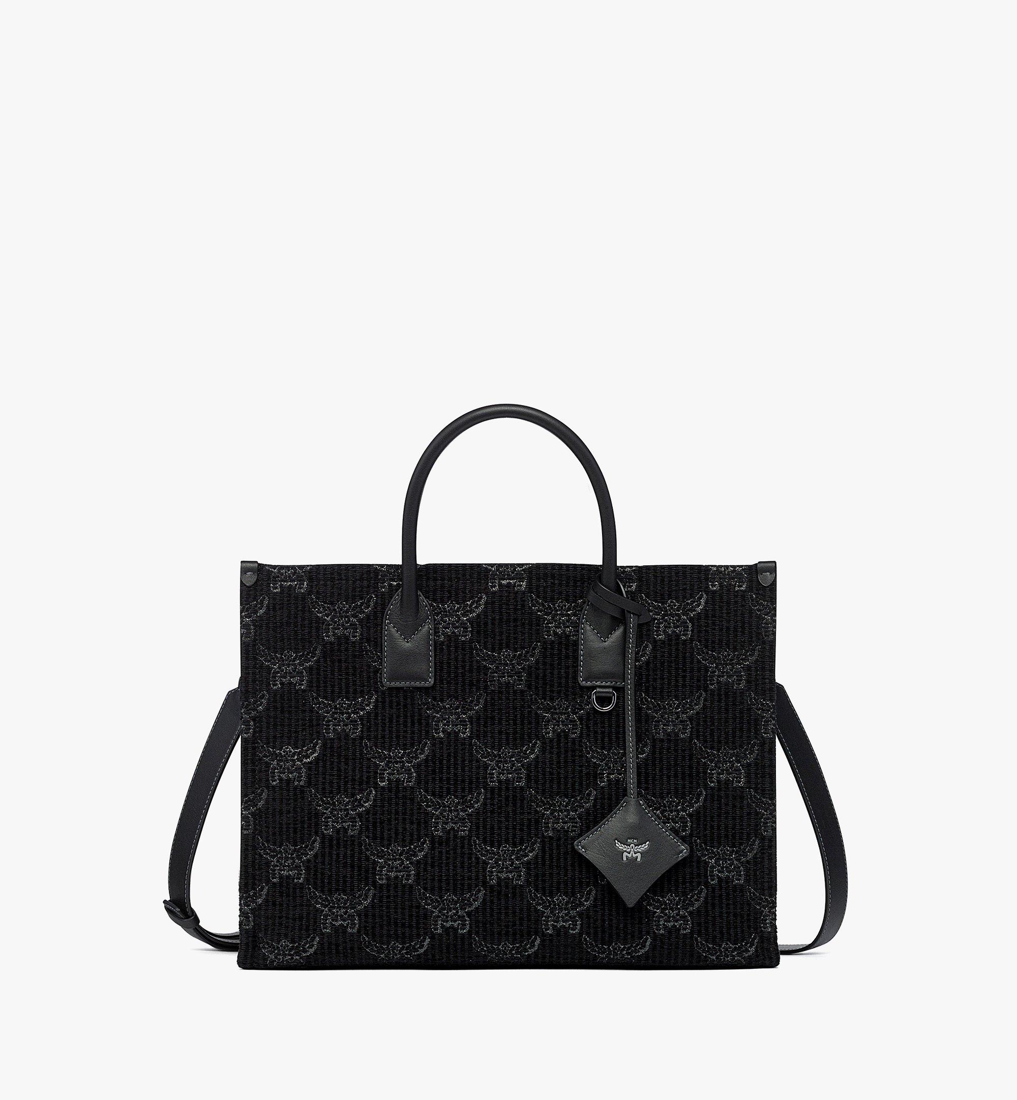München Tote in Lauretos Lurex Jacquard
