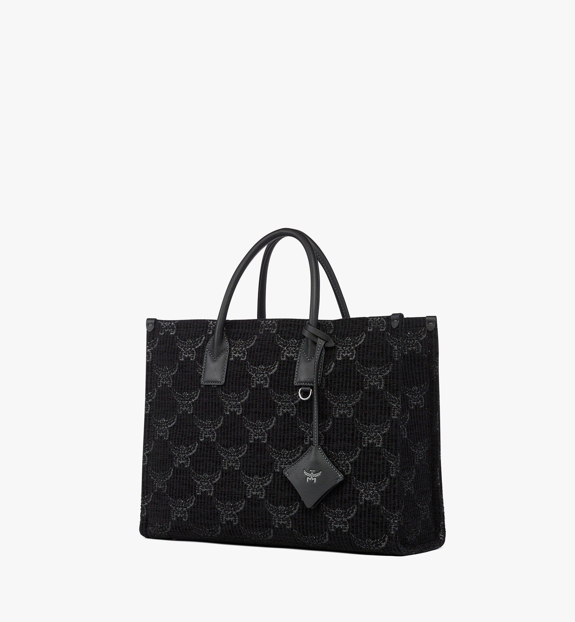 München Tote in Lauretos Lurex Jacquard