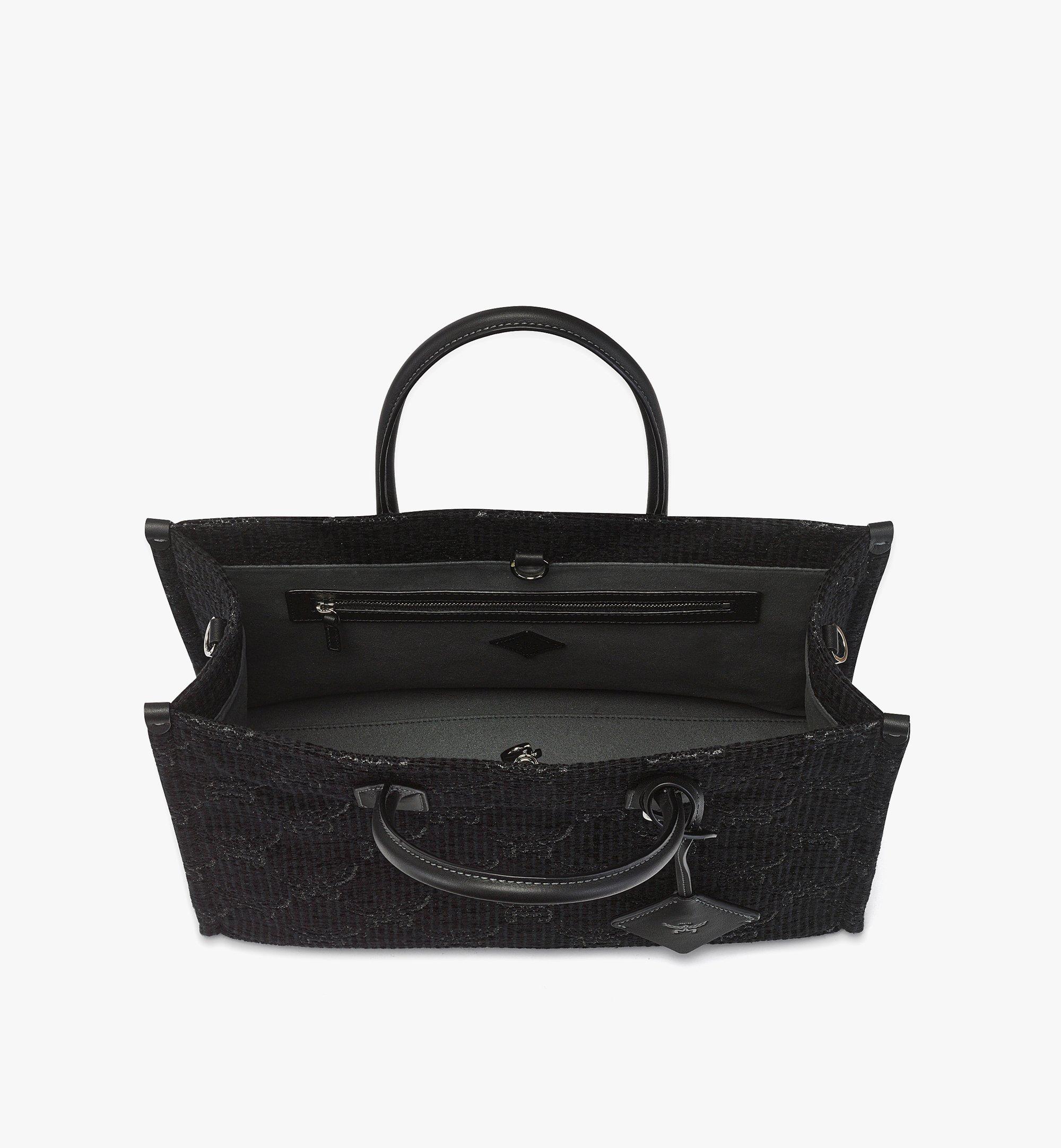 München Tote in Lauretos Lurex Jacquard