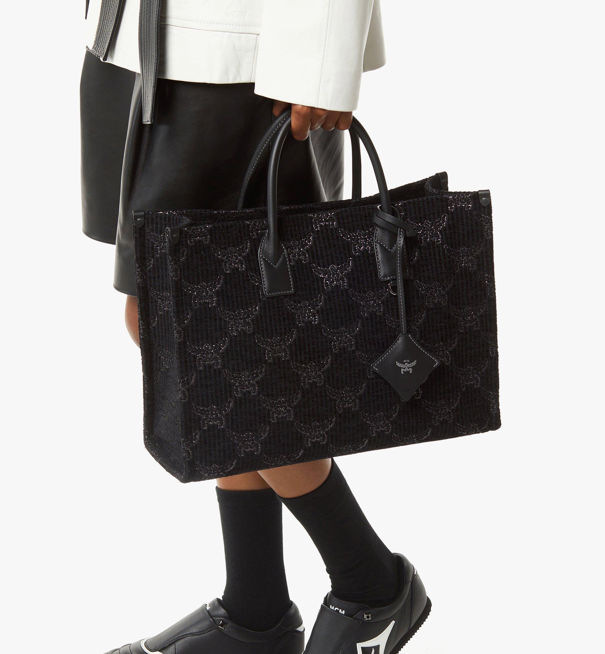 München Tote in Lauretos Lurex Jacquard