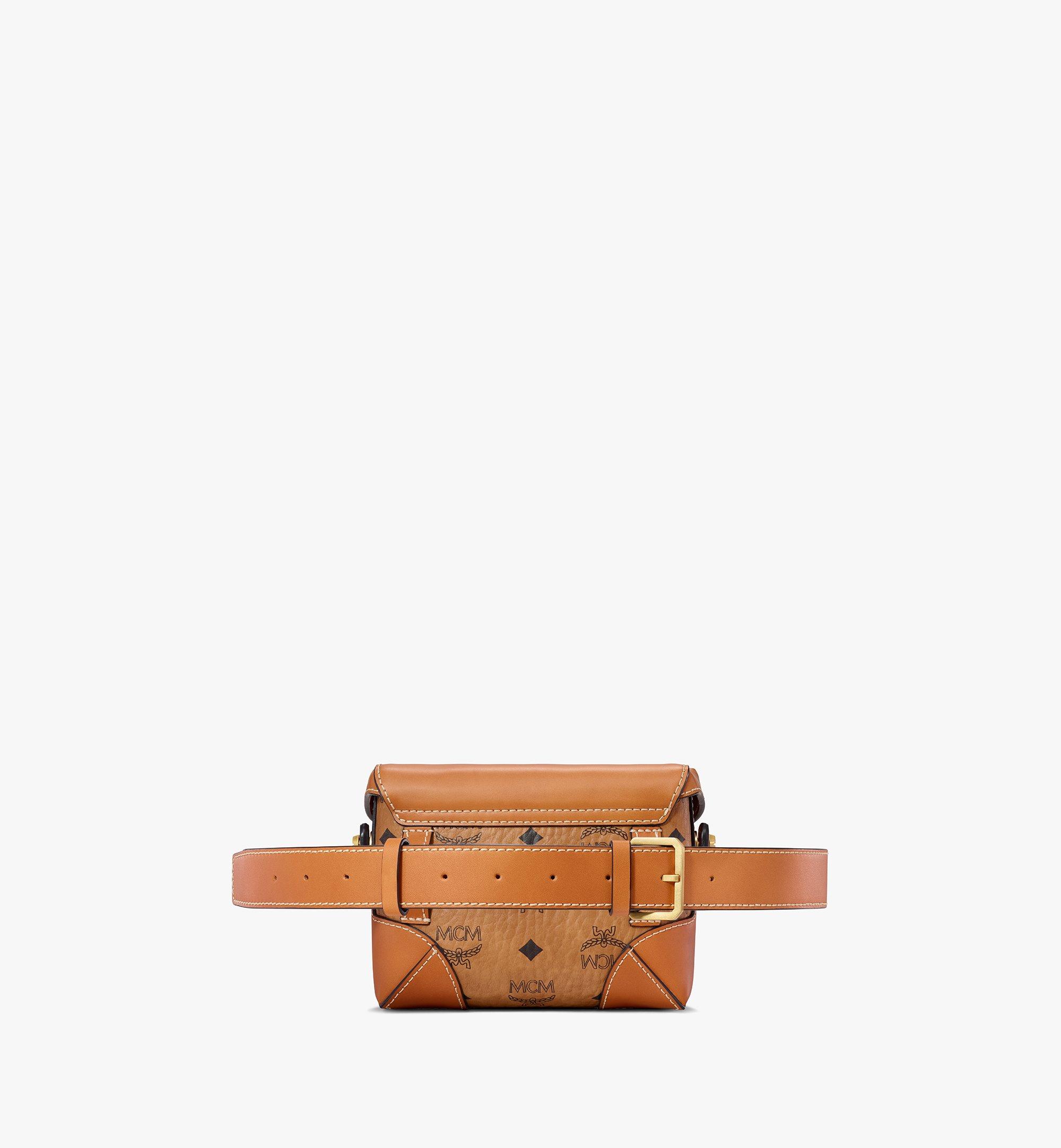 MCM 3-in-1 shoulder bag SOFT BERLIN VISETOS in cognac