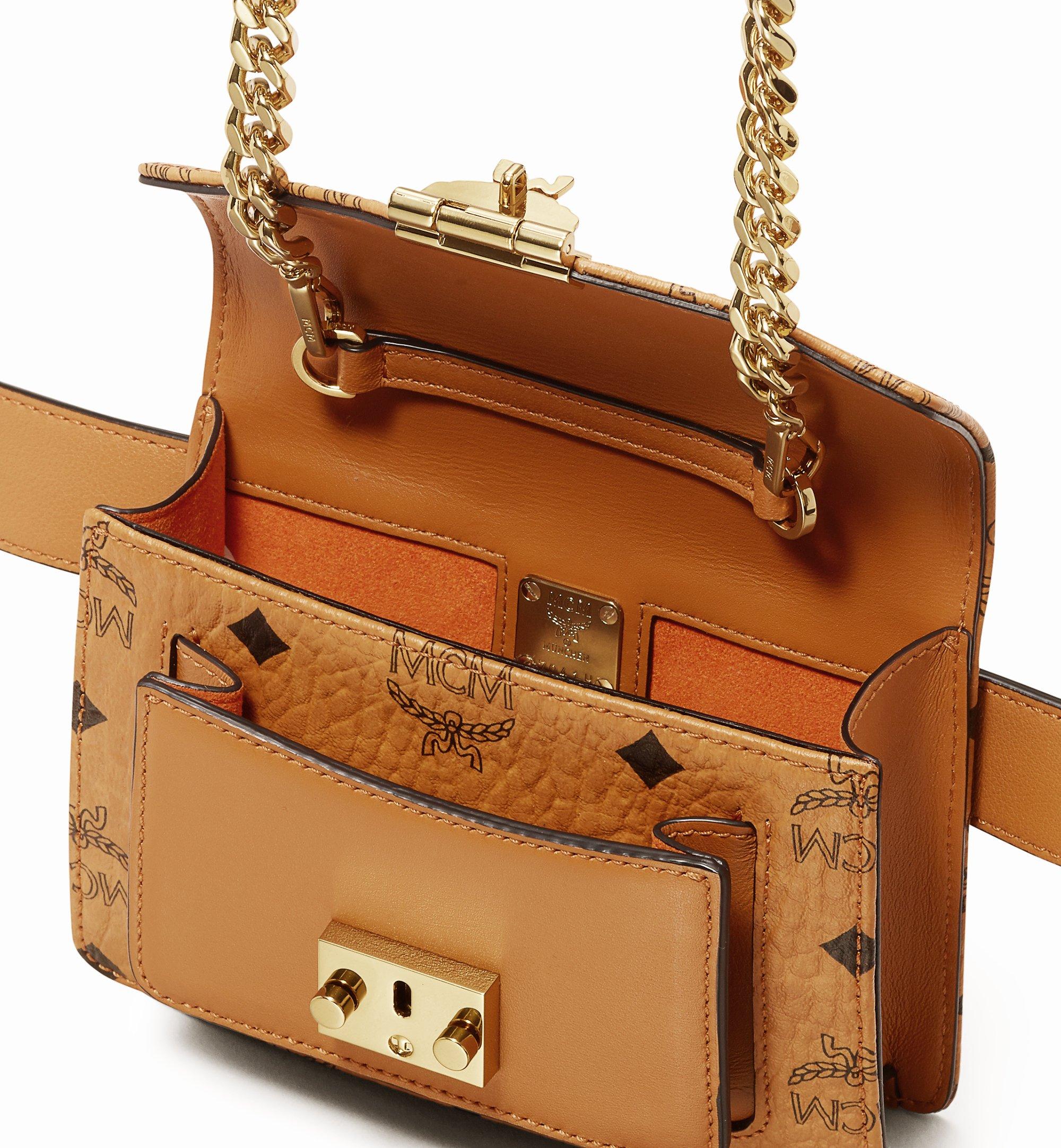 Mcm patricia visetos belt on sale bag