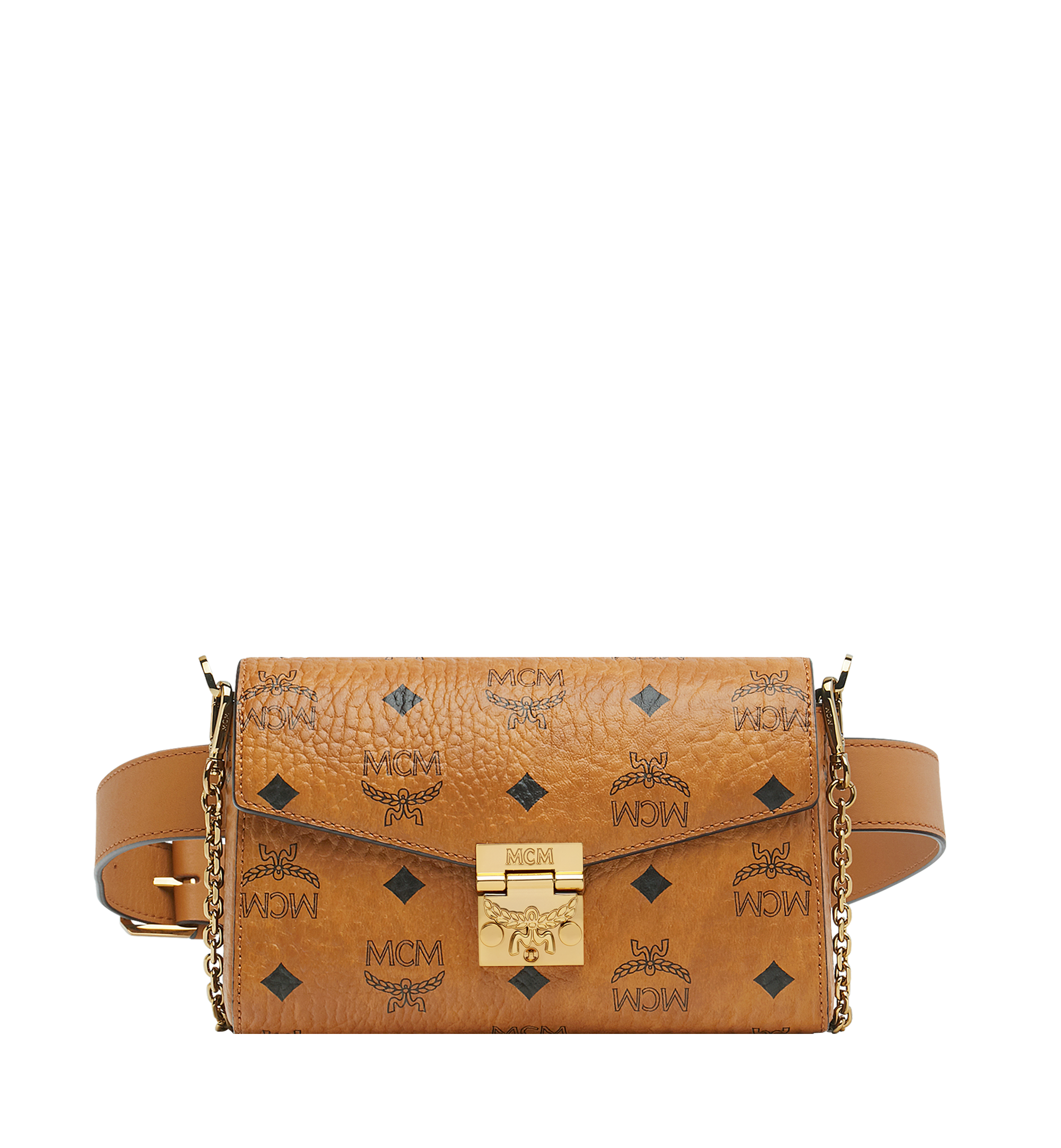 Small Patricia Belt Bag in Visetos Cognac | MCM® US